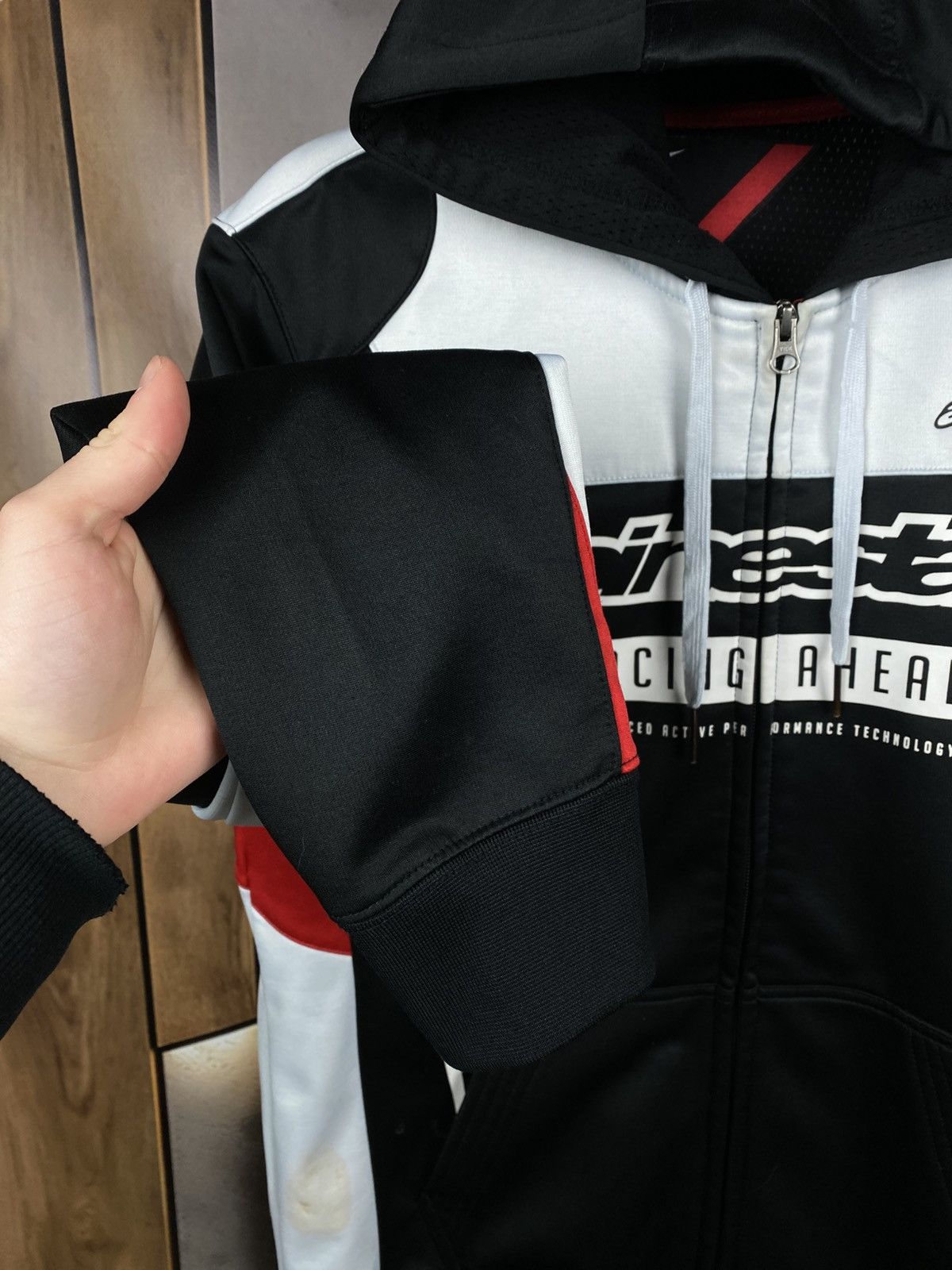 Alpinestars ⛰️Vintage Hoodie Zip-Up Alpinestars Racing Ahead Tee⛰️ Size US S / EU 44-46 / 1 - 3 Thumbnail