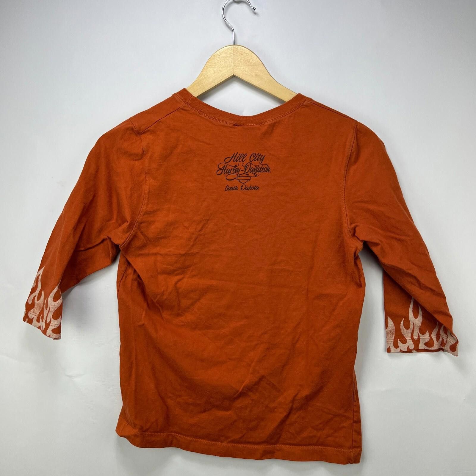 Harley Davidson Vintage Y2K Harley-Davidson Flames T-Shirt Womens Medium Size M / US 6-8 / IT 42-44 - 6 Thumbnail