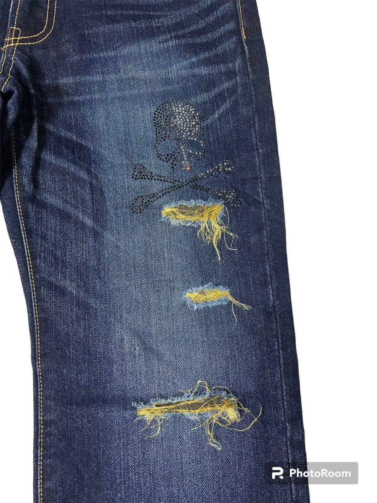 Japanese Brand × Roen Reon Mastermind x bobson Skull Jeans Size US 31 - 8 Thumbnail