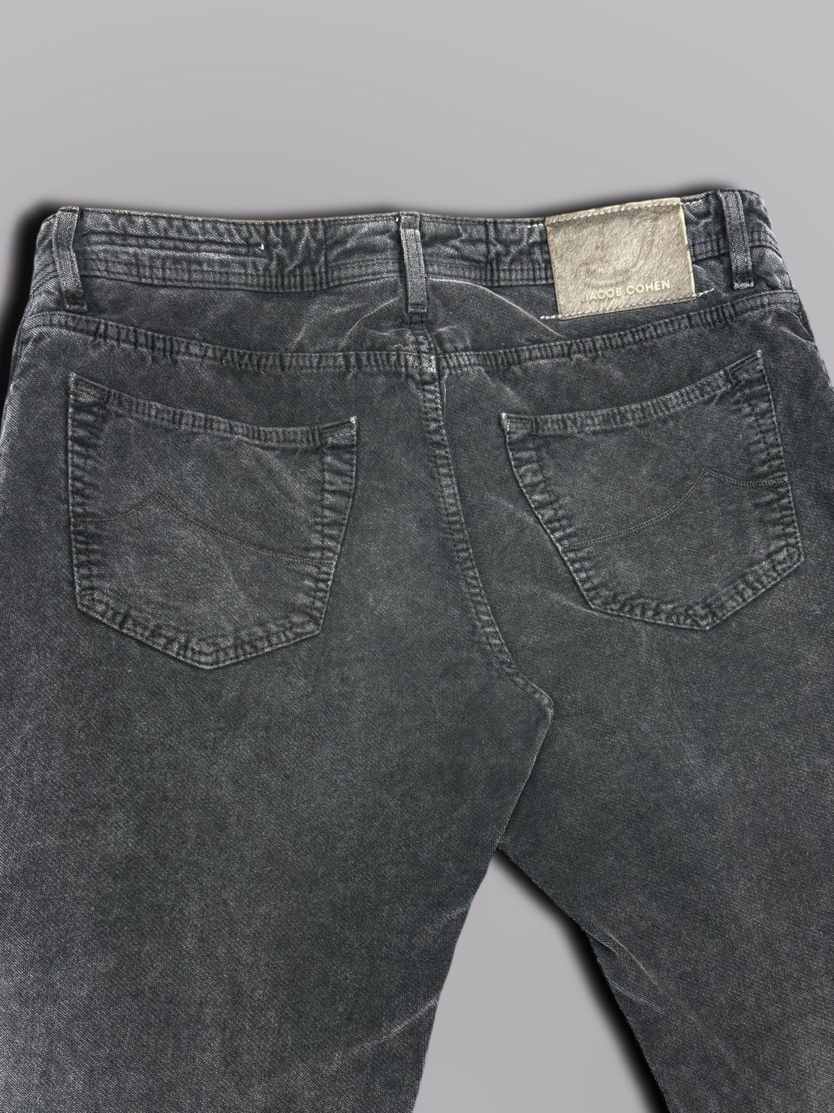 Jacob Cohen Jacob Cohen 622 Style Italian Designer Pants Like Velour Size US 35 - 10 Thumbnail
