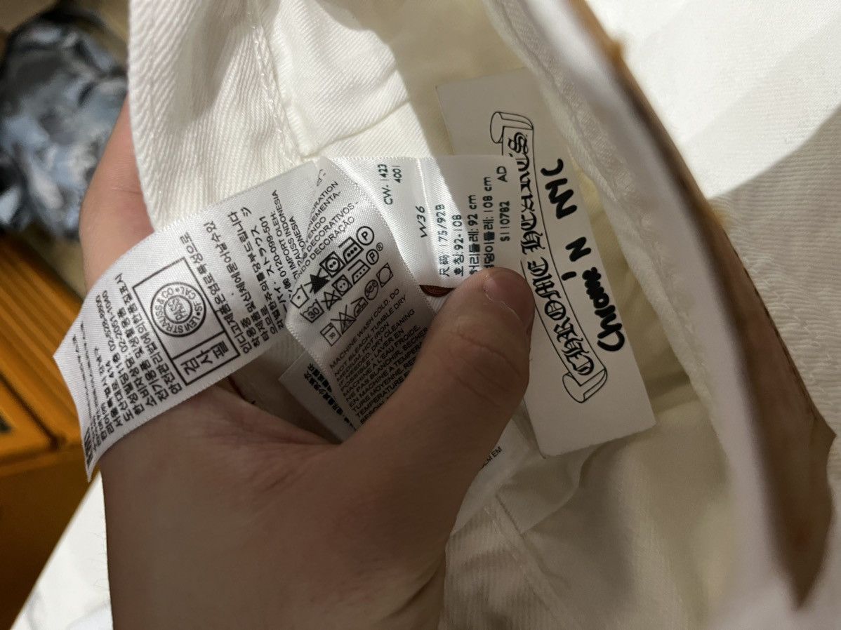 DENIM TEARS Denim Tears White Cotton Wreath Jeans Size US 36 / EU 52 - 2 Thumbnail