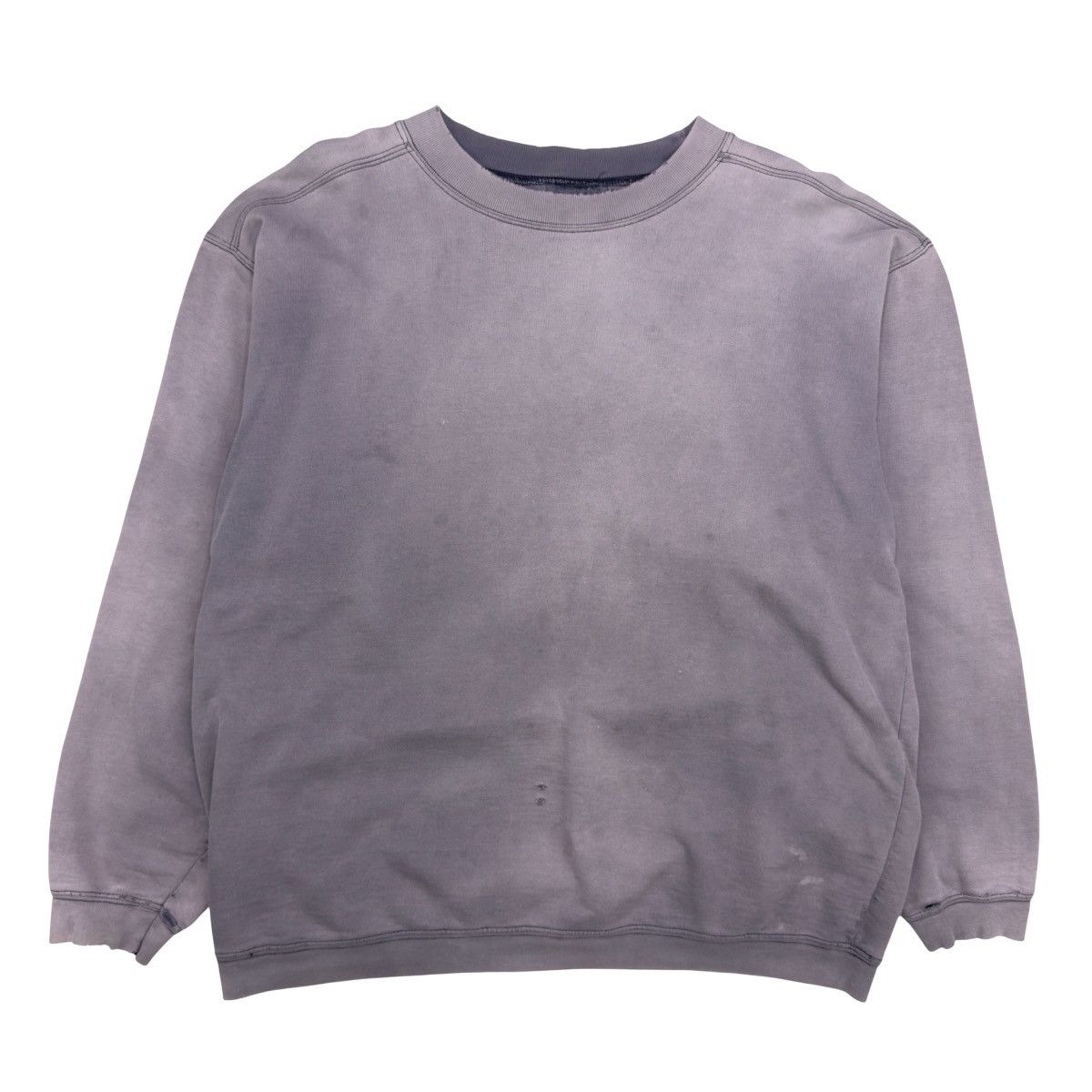 Vintage VINTAGE THRASHED FADED PURPLE SWEATSHIRT Size US XL / EU 56 / 4 - 2 Thumbnail