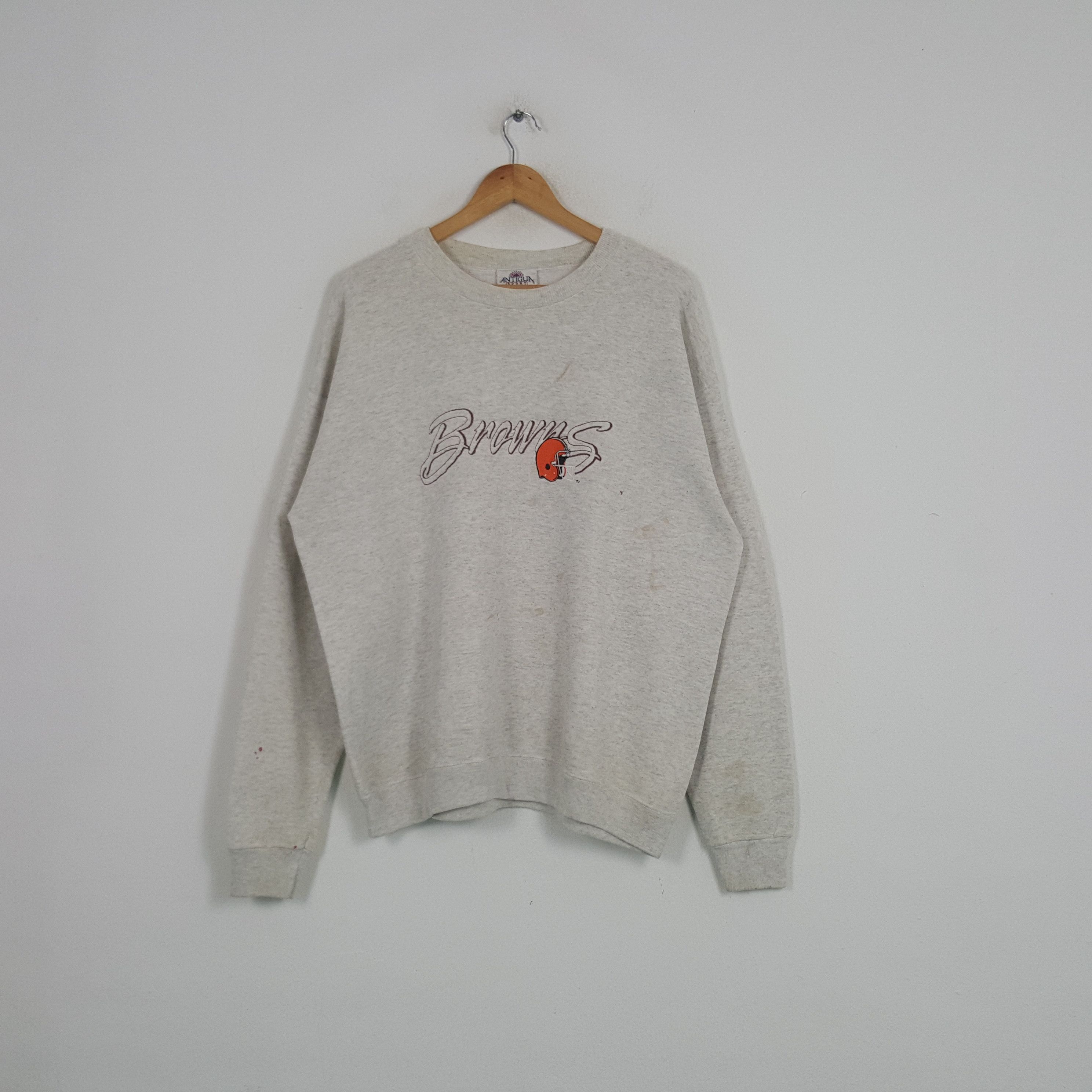 NFL × Vintage Vintage Browns Football Team NFL Sweatshirt Size US XL / EU 56 / 4 - 1 Thumbnail