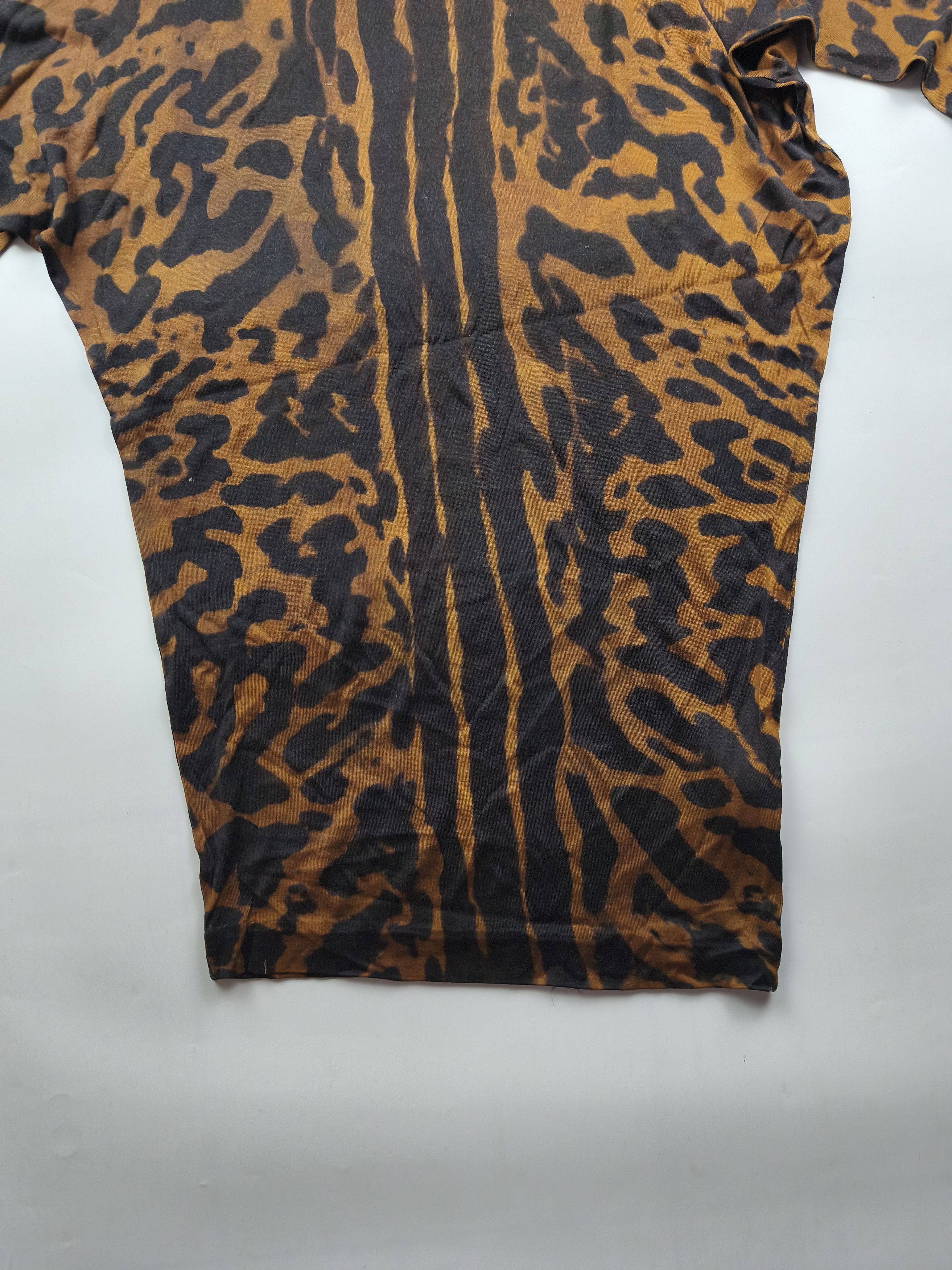 Alexander McQueen Alexander McQueen leopard assymetric silk dress Size S / US 4 / IT 40 - 3 Thumbnail