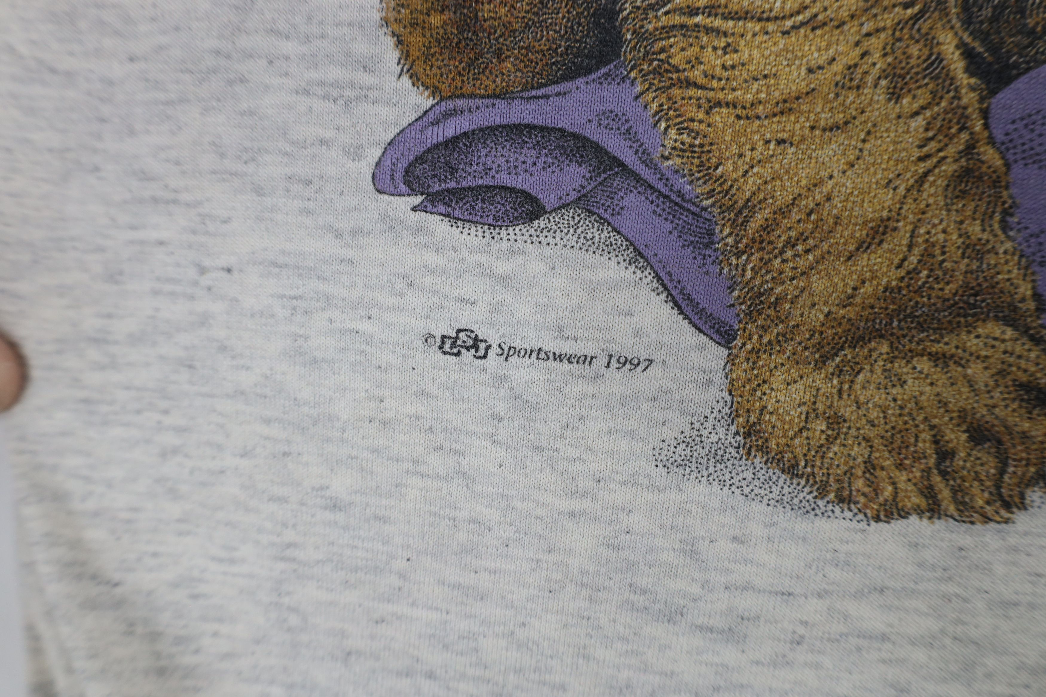 Vintage Vintage 90s Streetwear Teddy Bear Short Sleeve T-Shirt USA Size XL / US 12-14 / IT 48-50 - 6 Thumbnail