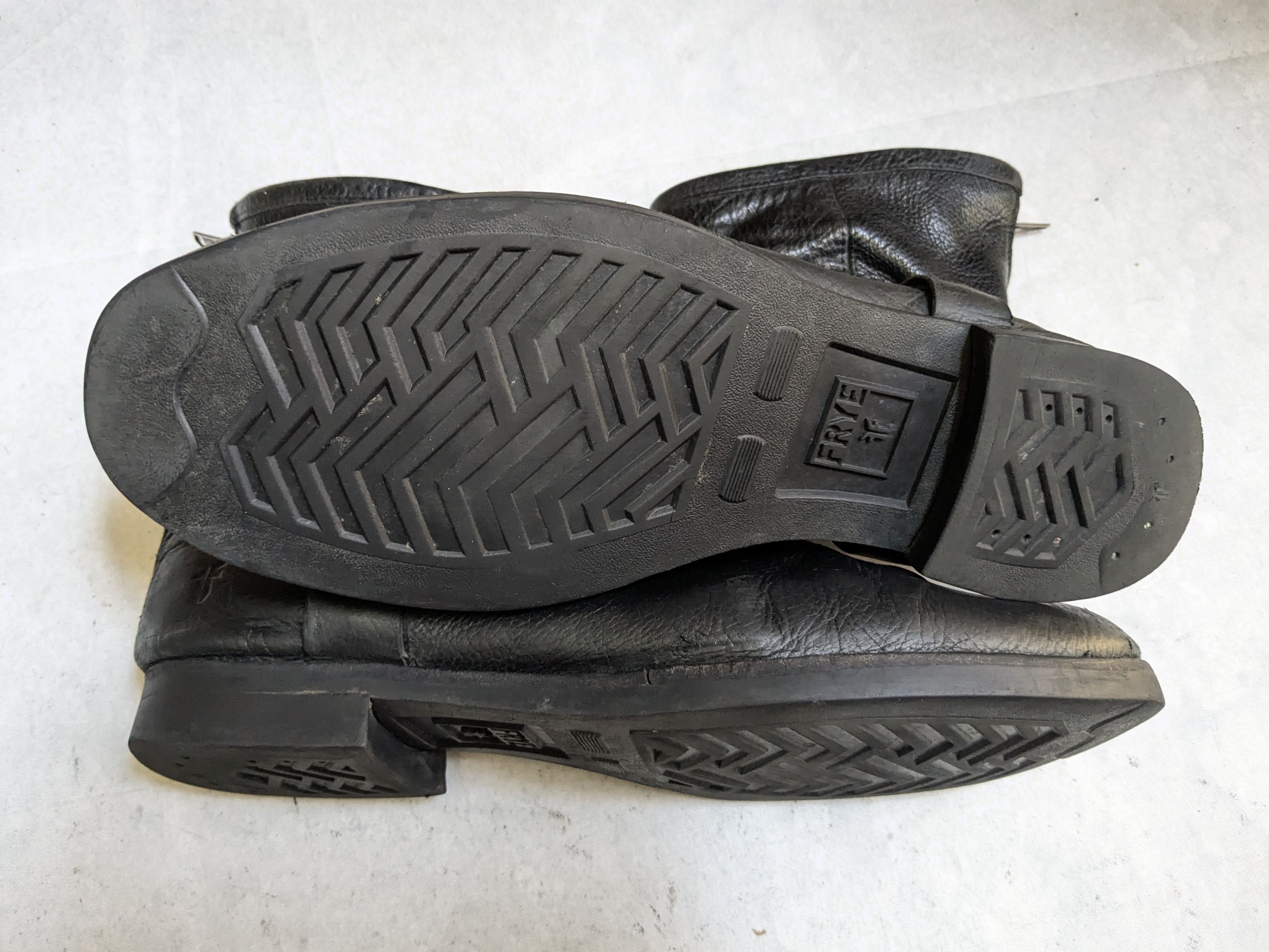 Frye Frye Harness Boots Black 13 D Back Zip Leather Size US 13 / EU 46 - 15 Thumbnail