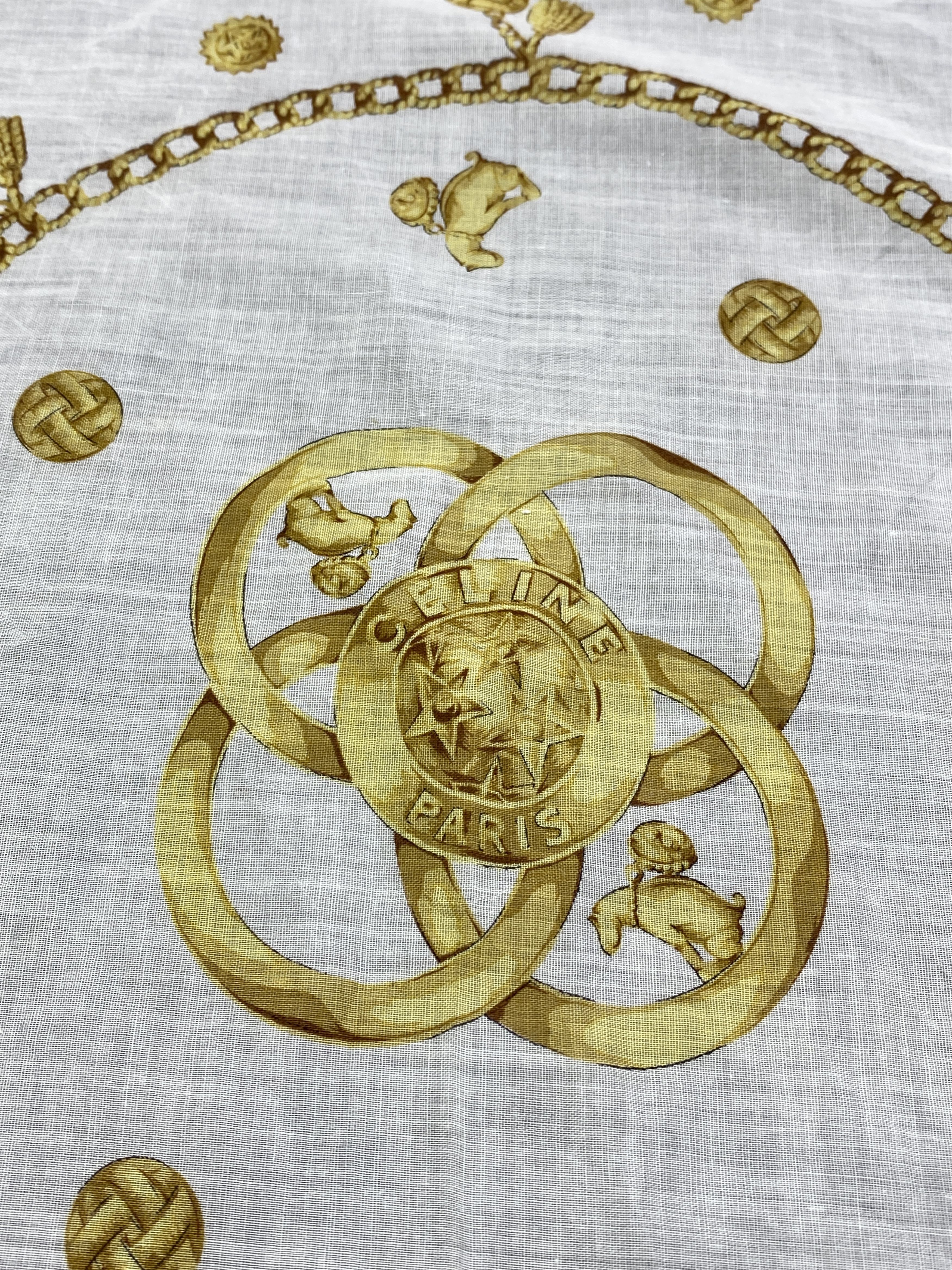 Celine Vintage Celine Handkerchief / Neckerchief HKC0988 Size ONE SIZE - 7 Thumbnail