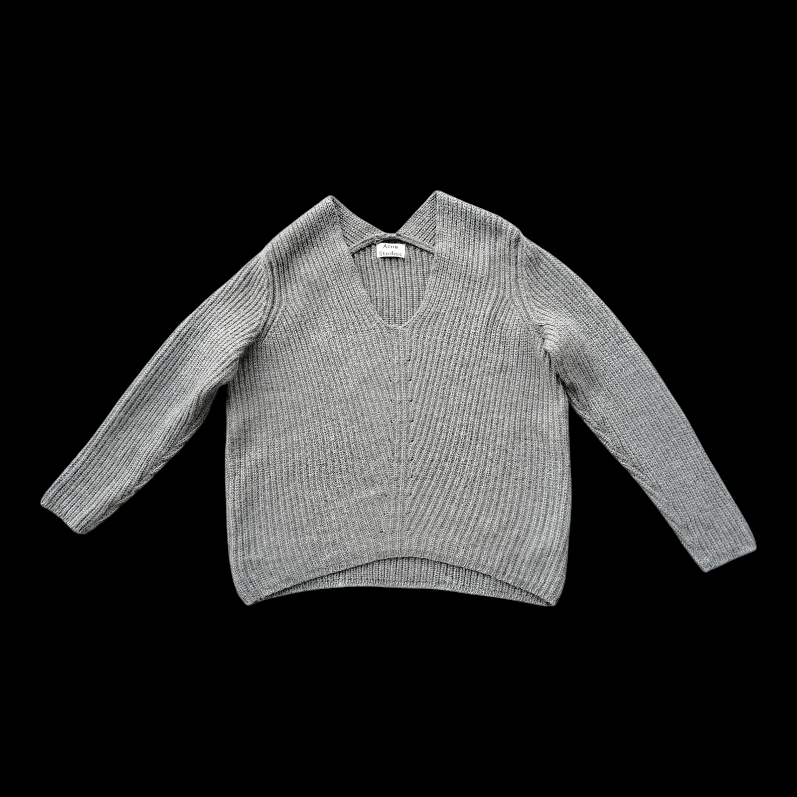 Acne Studios Acne Studios Sweater Ribbed Wool Cashmere SS15 Size L / US 10 / IT 46 - 1 Thumbnail