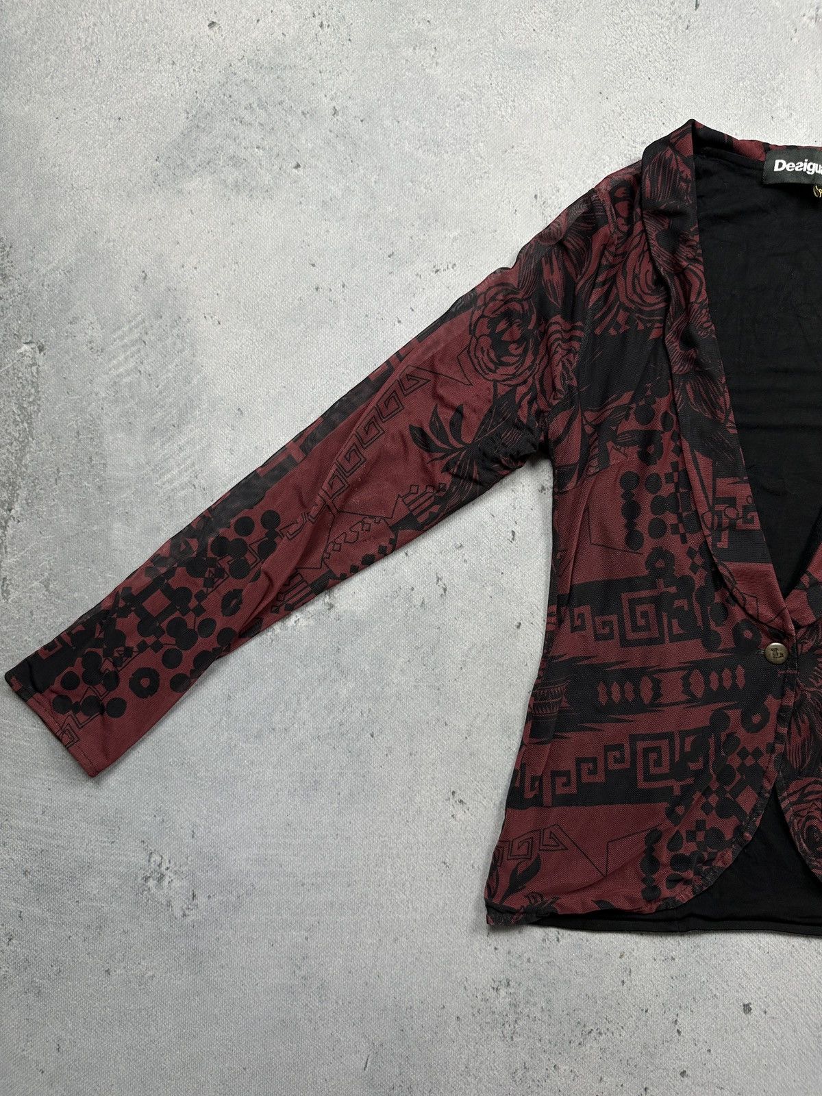If Six Was Nine Desigual by Christian Lacroix mesh Merilyn Monroe Blazer 00s Size S / US 4 / IT 40 - 14 Thumbnail