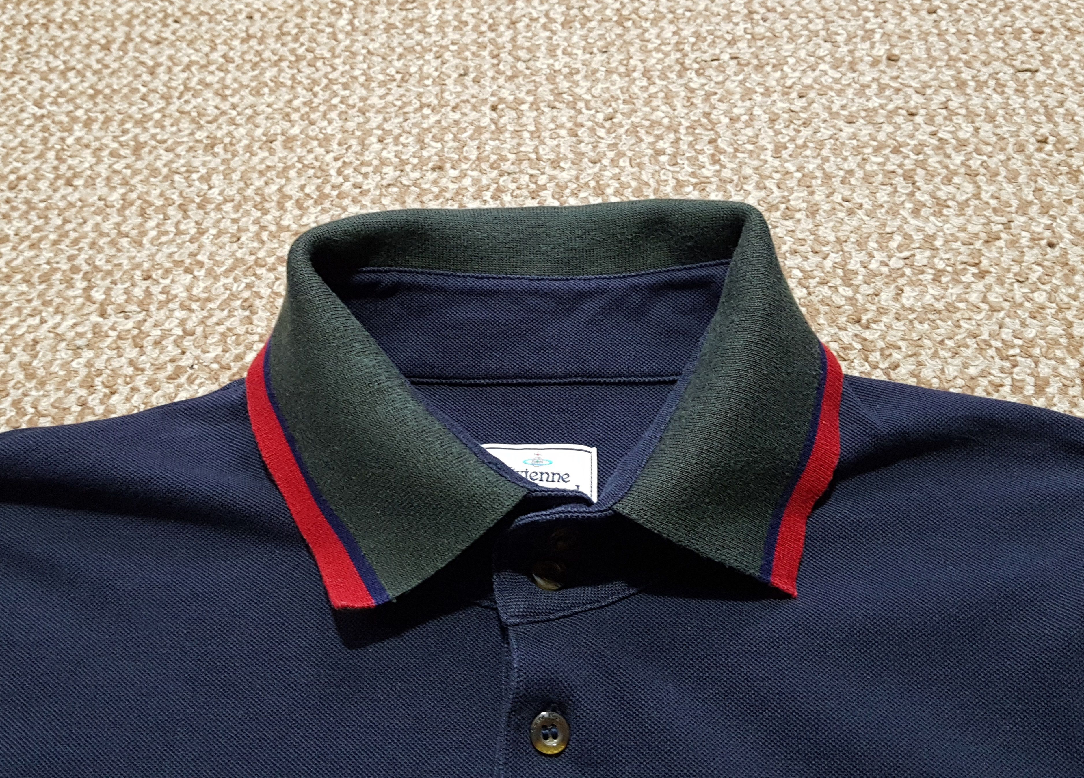 Vivienne Westwood Vivienne Westwood Men's Polo Shirt Blue sz L Size US L / EU 52-54 / 3 - 7 Thumbnail