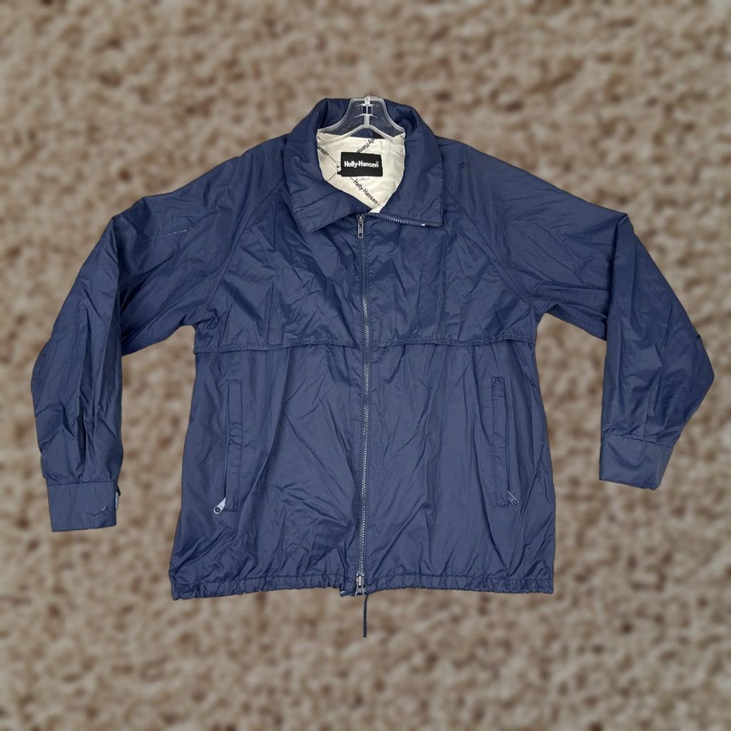 Helly Hansen Helly Hansen Jacket Mens Medium Blue Windbreaker Full Zip Lined Lightweight READ Size US M / EU 48-50 / 2 - 1 Thumbnail