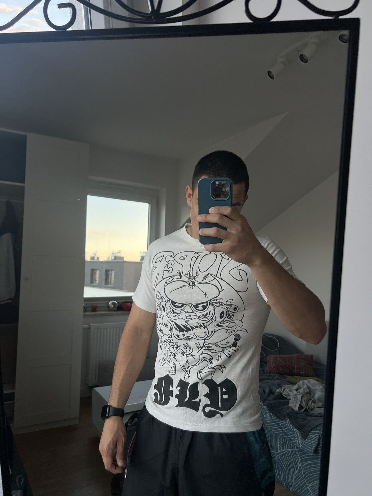 Stussy 00’s STUSSY SUPER FLY RARE VINTAGE DISTRESSED Y2K TEE Size US S / EU 44-46 / 1 - 3 Thumbnail