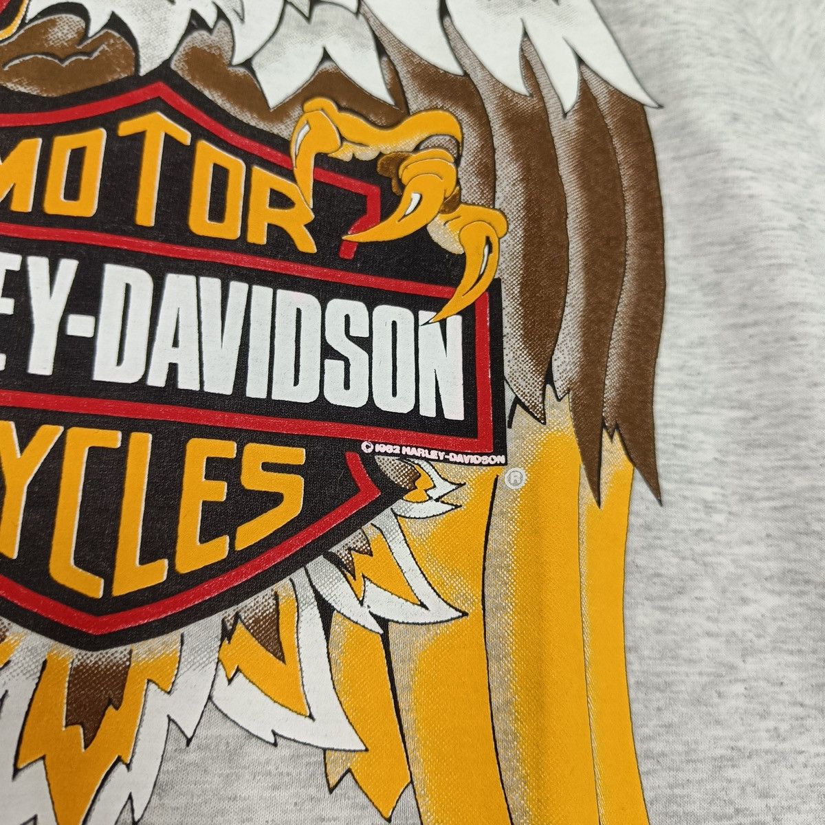 Harley Davidson Vintage 80s Harley Davidson Holoubek eagle biker tee y2k og Size US XL / EU 56 / 4 - 4 Thumbnail