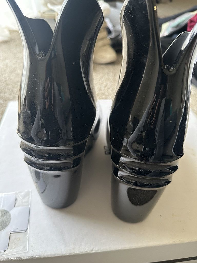 Givenchy Givenchy Monumental Mallow Wedge Platform Boots in Black Size US 8 / IT 38 - 2 Thumbnail
