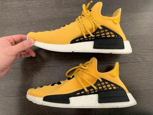 Adidas × Pharrell adidas x pharrell nmd human race 'yellow' Size US 8.5 / EU 41-42 - 4 Thumbnail