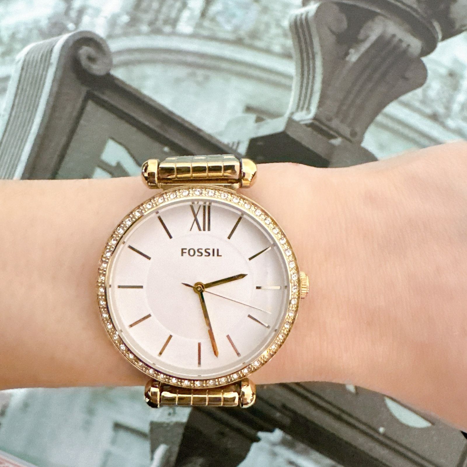 Fossil Fossil BQ3498 Tillie Gold-Tone Stainless Steel Watch Size ONE SIZE - 5 Thumbnail