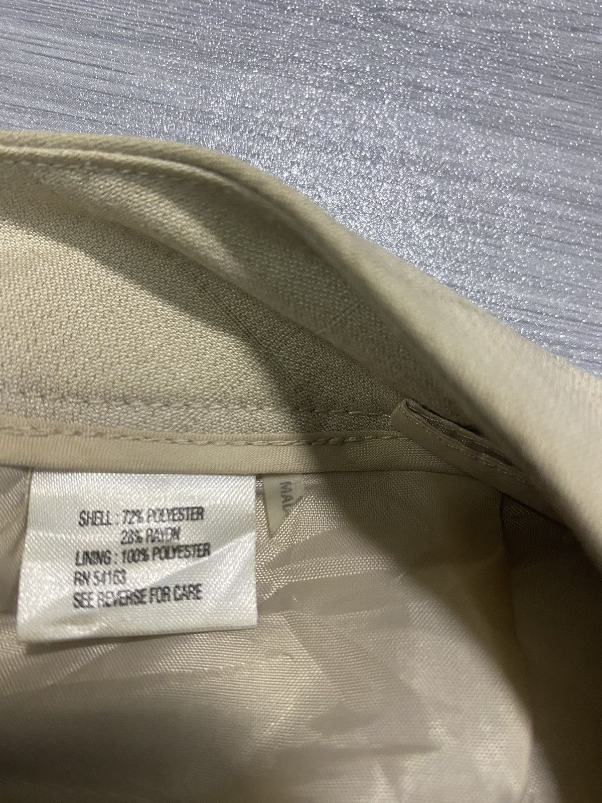 Designer Vintage Calvin Klein Straight Cut Casual Pants Size US 31 - 11 Thumbnail