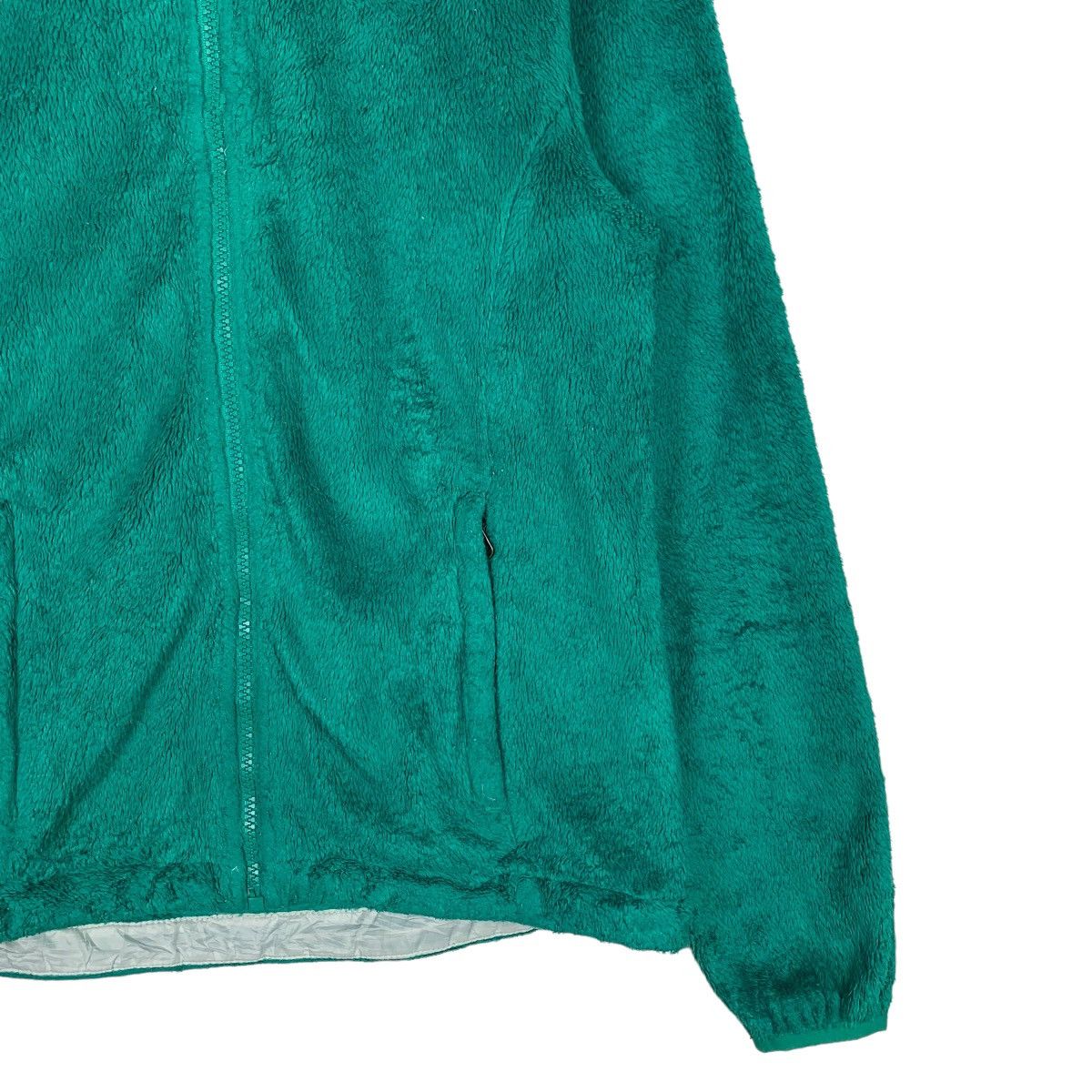 The North Face THE NORTH FACE Embroidery Logo Green Fleece Jacket #0239-C11 Size S / US 4 / IT 40 - 5 Thumbnail