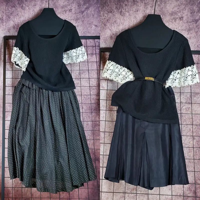 Dior Dior Summer Black Lace Short Sleeve Top 0089 Size L / US 10 / IT 46 - 1 Thumbnail
