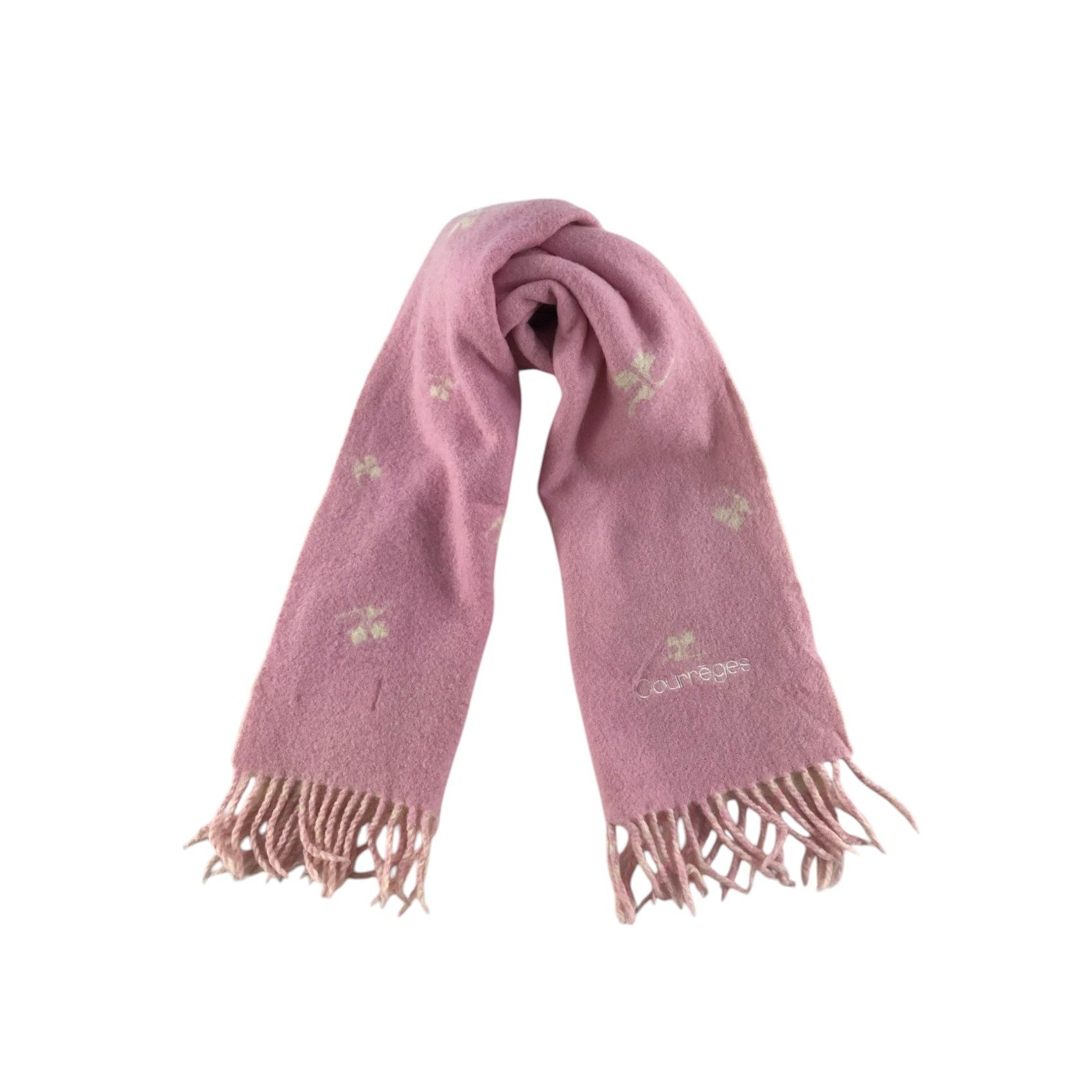 Courreges × Vintage Courreges Homme Scarf / Muffler / Neckwear - WW2284 Size ONE SIZE - 1 Thumbnail