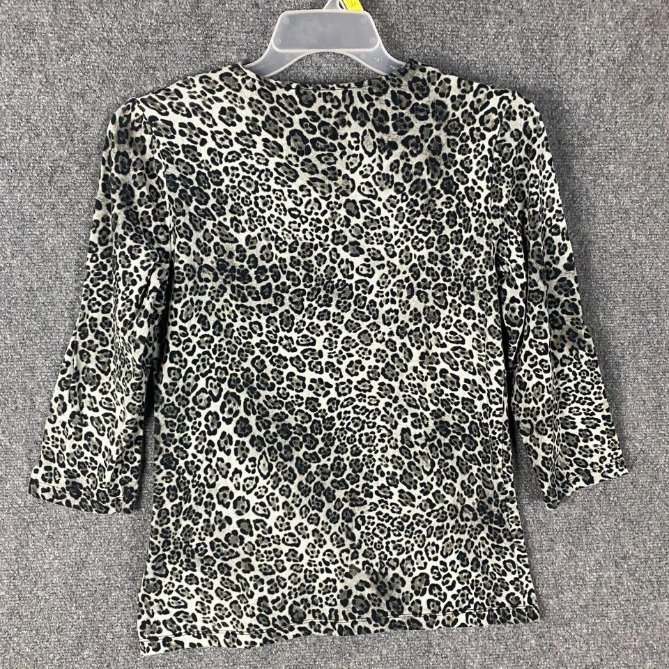 Jones New York Jones New York Blouse Women's Large 3/4 Sleeve Cotton L Size L / US 10 / IT 46 - 6 Thumbnail