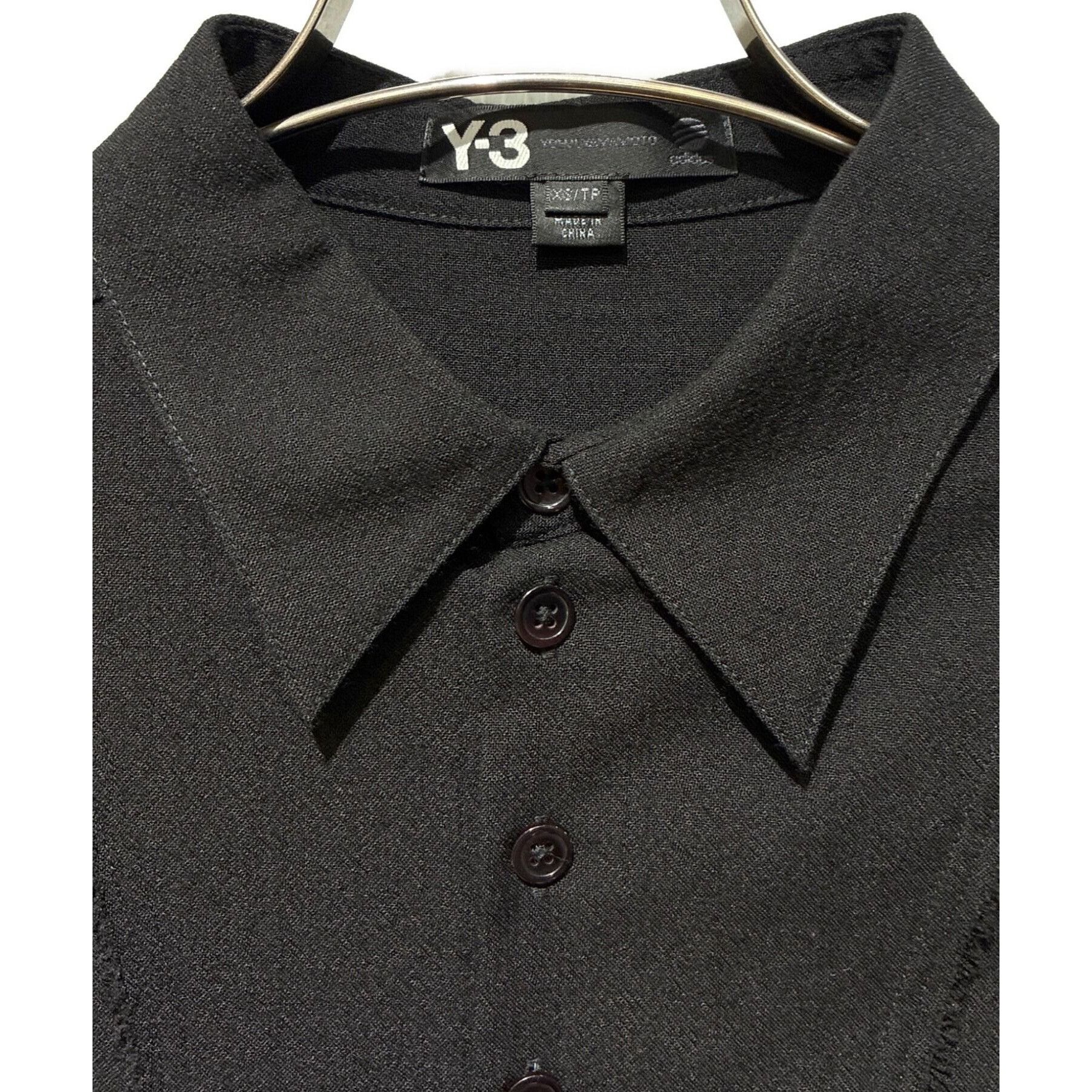 Y-3 Y-3 Designer Long Shirt Wool Z13211 Black Size XS Size US XS / EU 42 / 0 - 3 Thumbnail