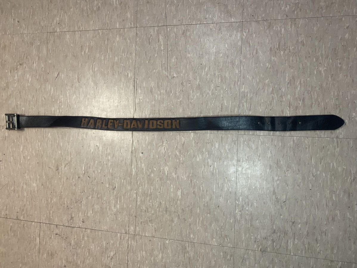 Harley Davidson × Vintage Harley davidson leather belt Size 32 - 9 Thumbnail