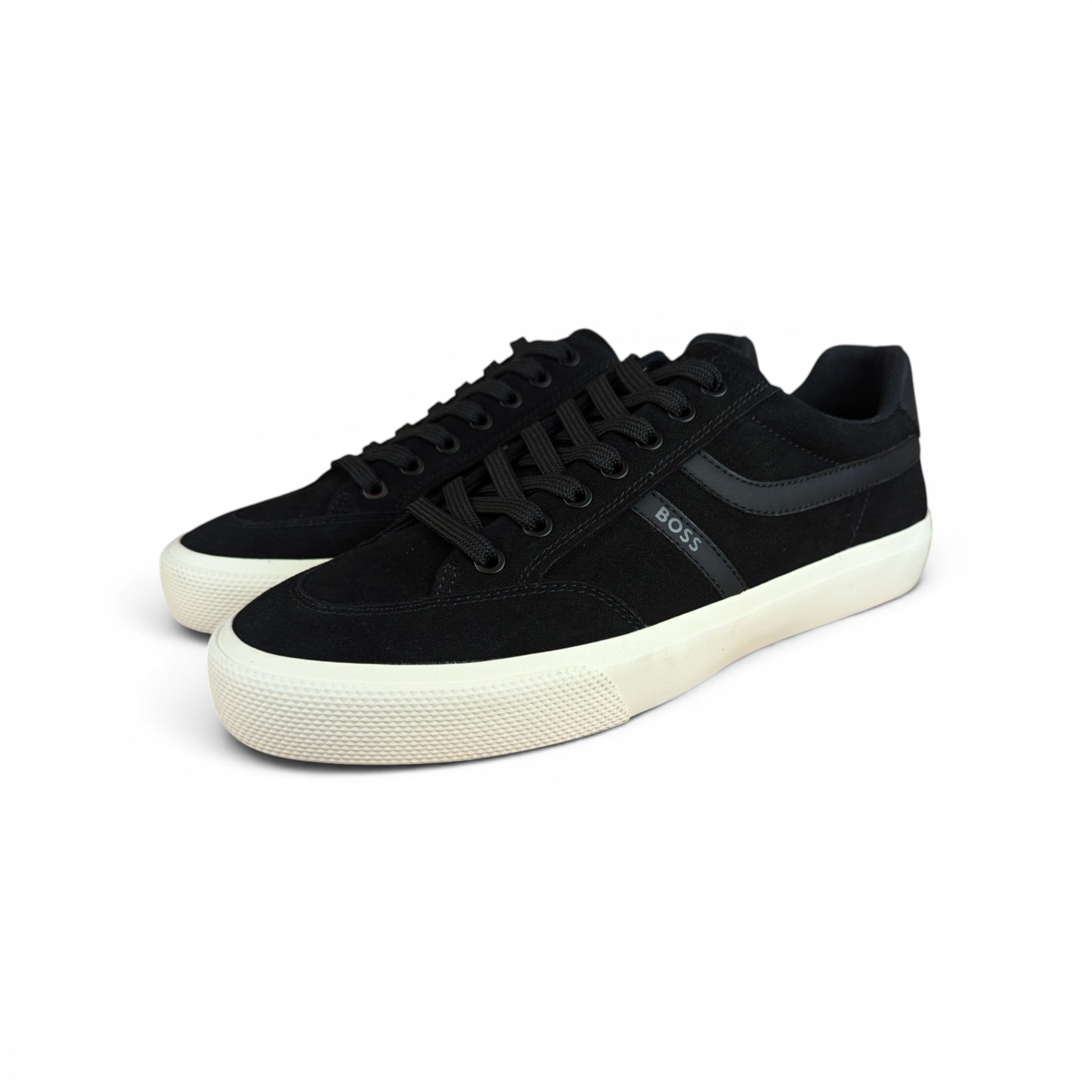 Hugo Boss HUGO BOSS BLACK SUEDE SNEAKERS Size US 9 / EU 42 - 1 Thumbnail