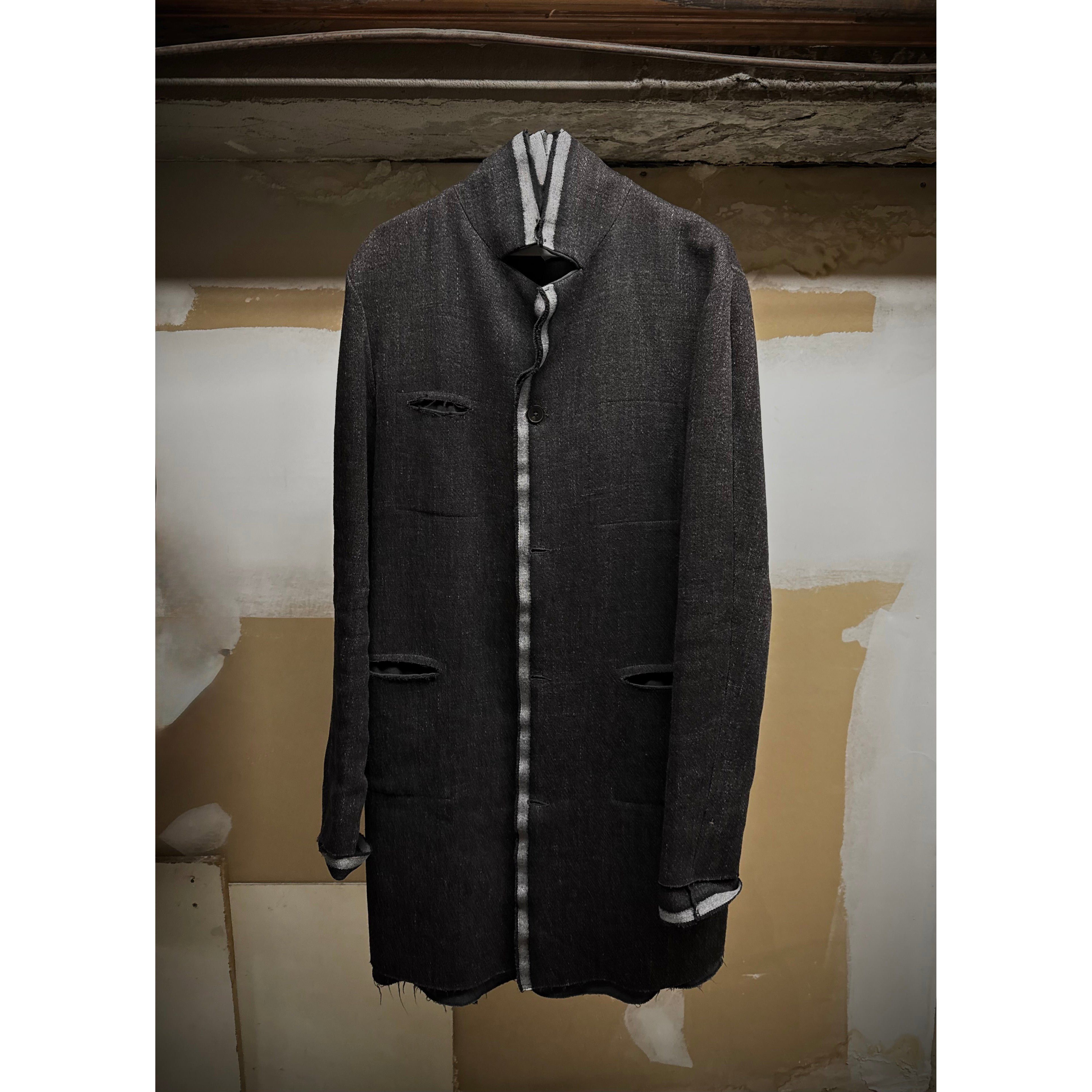 Ma+ ma+ by Maurizio Amadei 261LCM Wool Hemp Selvedge Pocket Coat Size US M / EU 48-50 / 2 - 1 Thumbnail