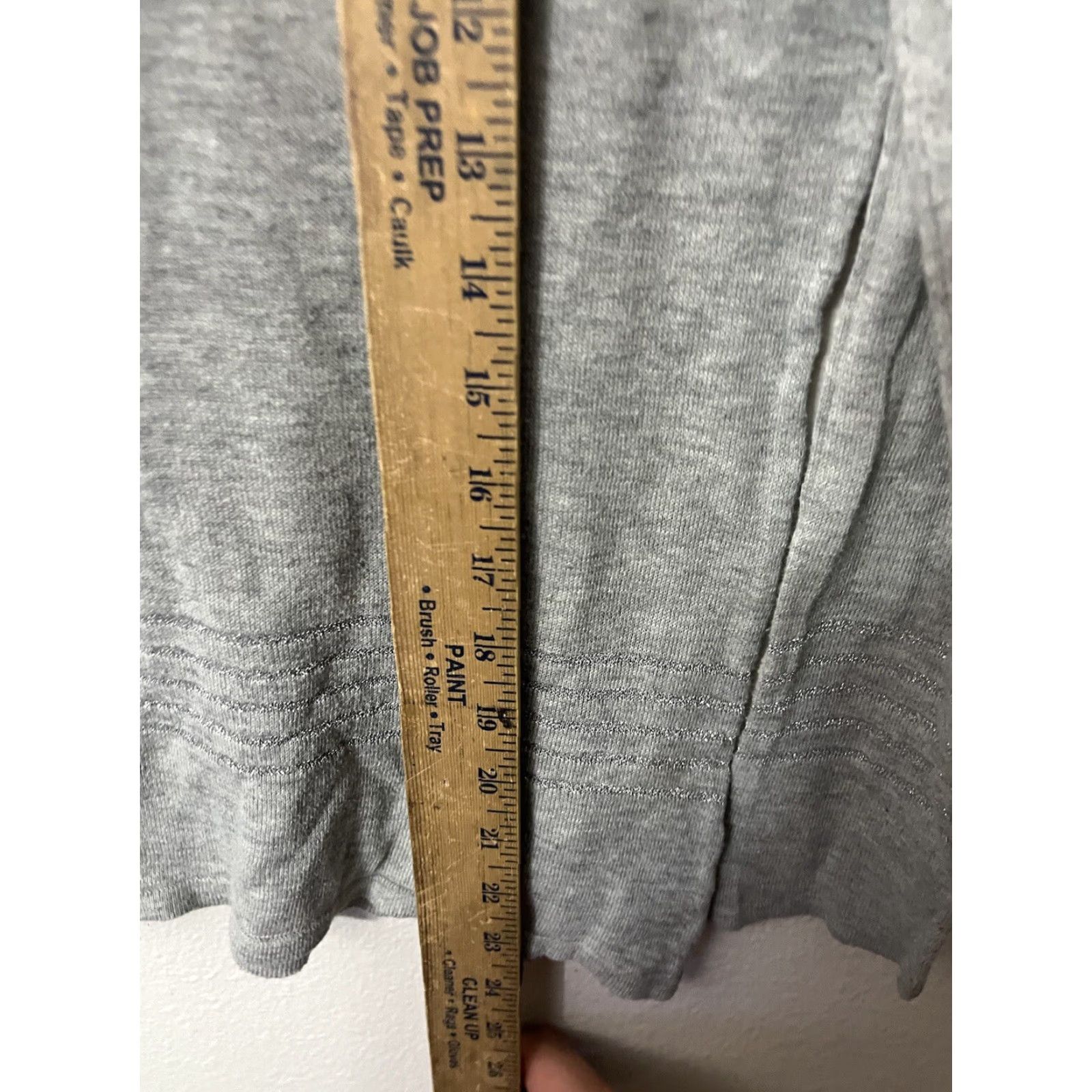 Apt. 9 Apt 9 Sweater Women's Medium Grey Knit Long Sleeve Crew Neck Cotton Acrylic Size M / US 6-8 / IT 42-44 - 6 Thumbnail