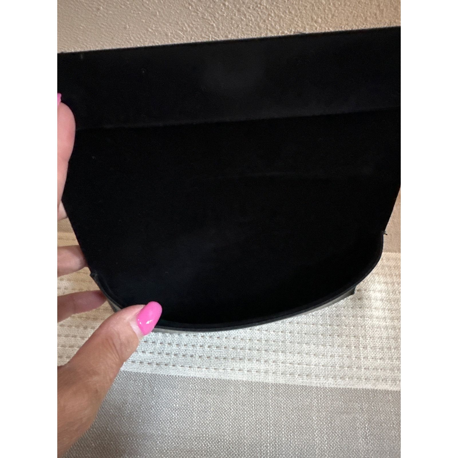 Moschino Moschino Black Leather Sunglass case with cleaning cloth Size ONE SIZE - 5 Thumbnail