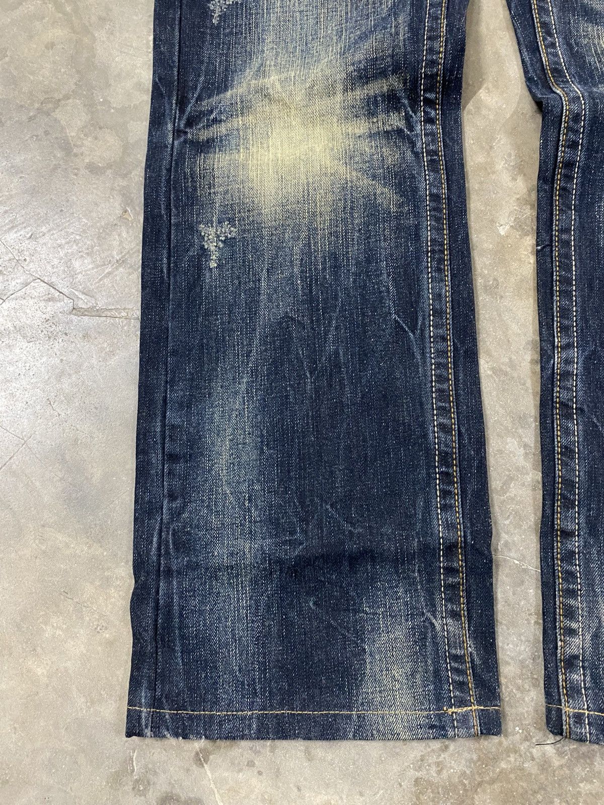 Hysteric Glamour × Le Grande Bleu (L.G.B.) × Tornado Mart Jeans Japanese Red Pepper Claws Distressed Denim @219 Size US 30 / EU 46 - 11 Thumbnail
