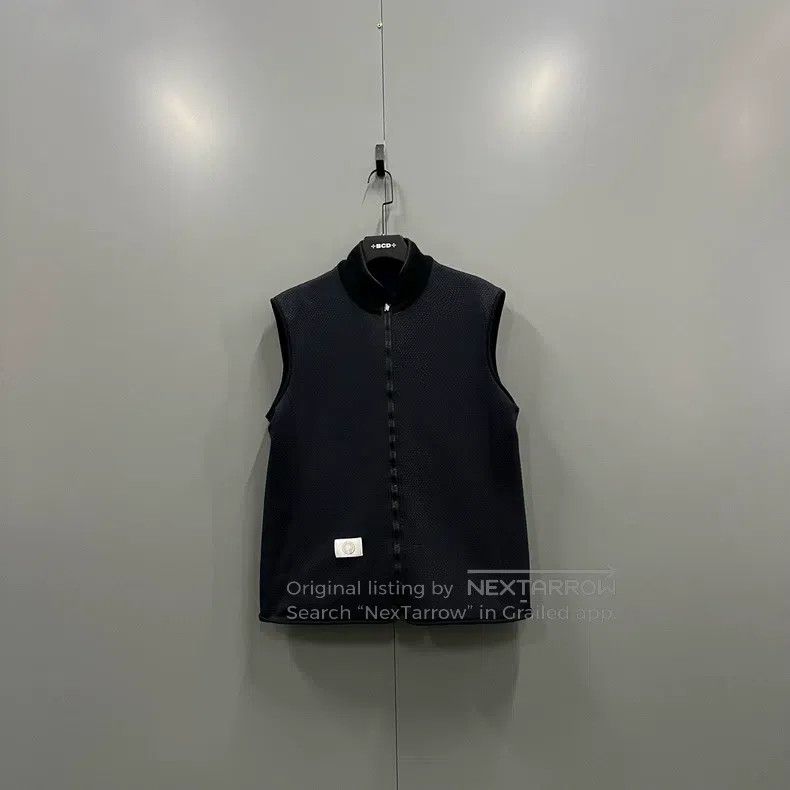 Hermes Hermes Navy blue fleece reversible vest Size US XL / EU 56 / 4 - 3 Thumbnail