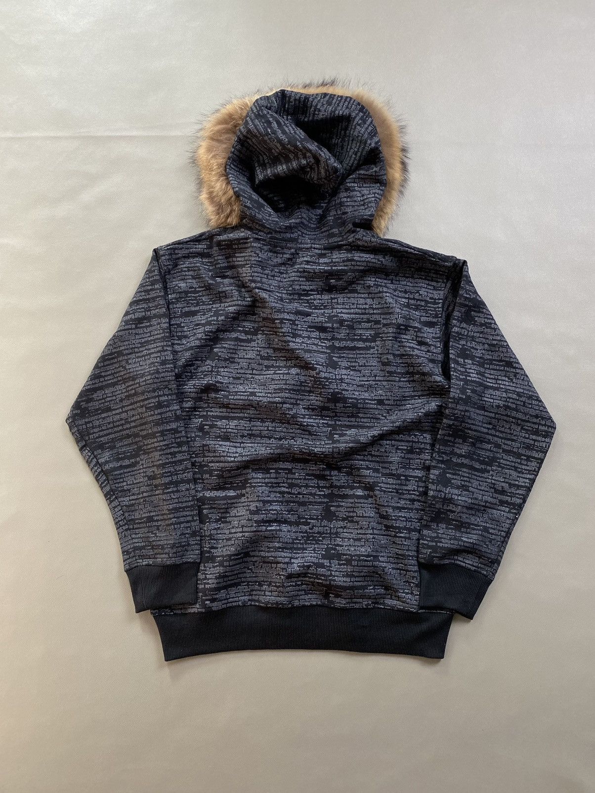 Hysteric Glamour DopeH Poem Fullprint Fur Hoodie IfsixLgb Style Size US L / EU 52-54 / 3 - 3 Thumbnail
