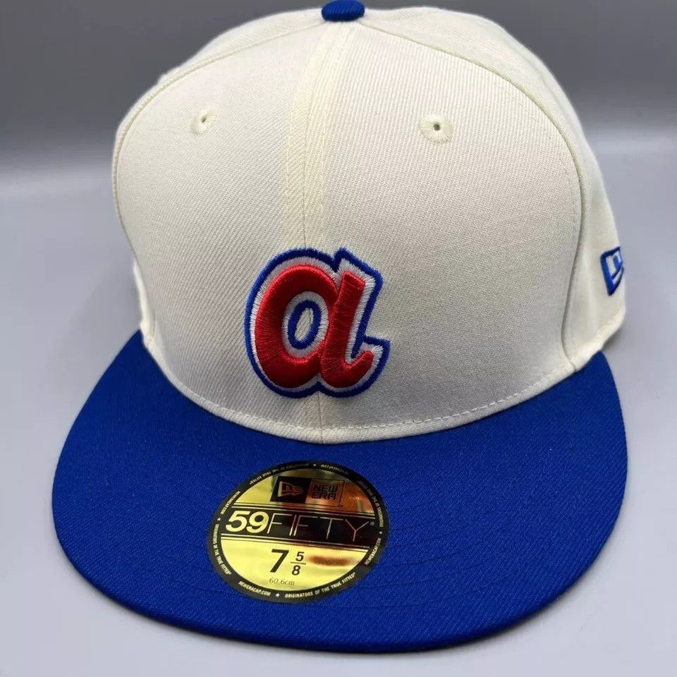 New Era Atlanta Braves Hat Men 7 5/8 White All Star Game Fitted Cap Size ONE SIZE - 2 Thumbnail