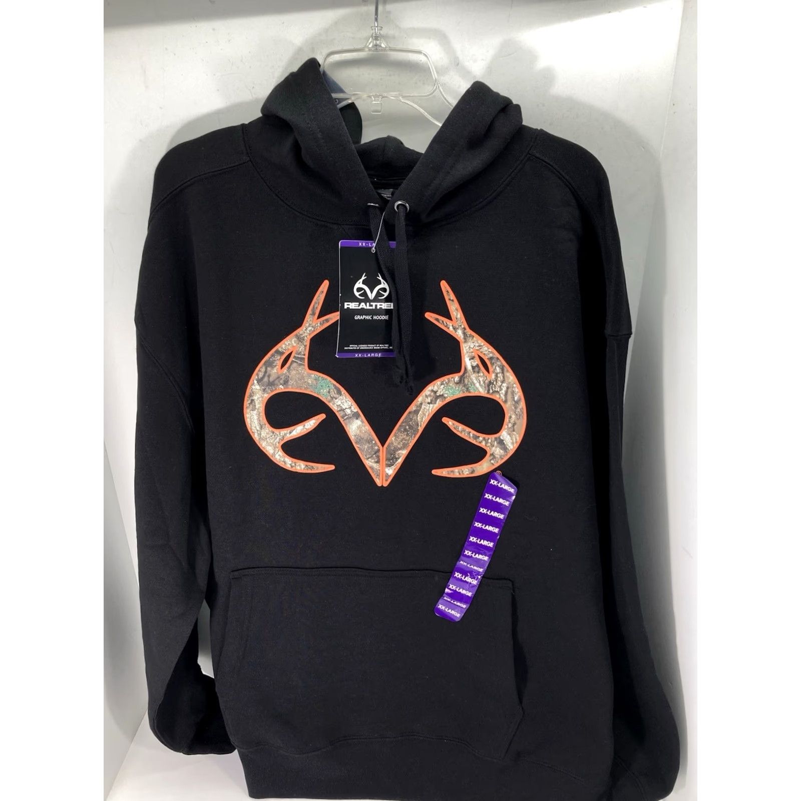Realtree Realtree Hoodie Sweatshirt Men 2XL Black Cotton Logo Pullover NWT Shirt Size US XXL / EU 58 / 5 - 2 Thumbnail