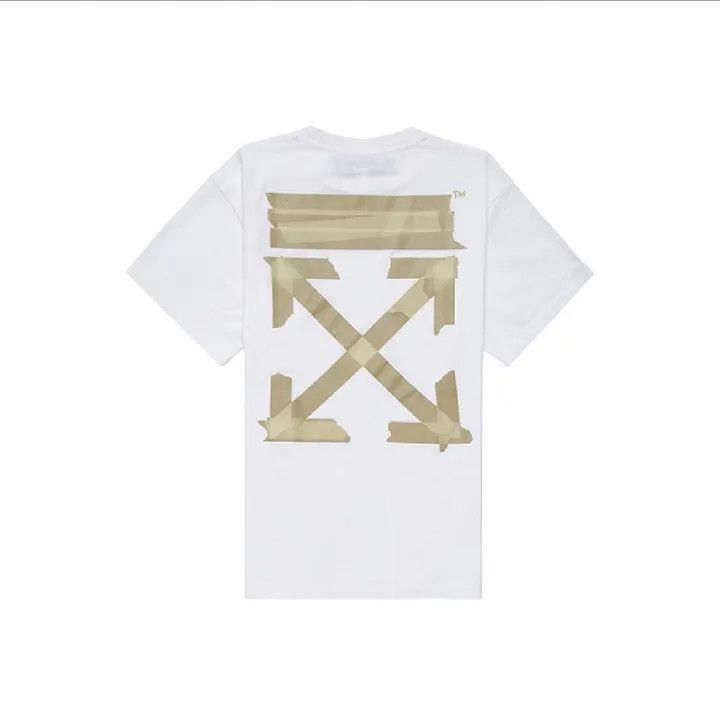 Off-White Off-White Gold Arrow Graphic Short Sleeve T-Shirt 0079 Size US L / EU 52-54 / 3 - 1 Thumbnail