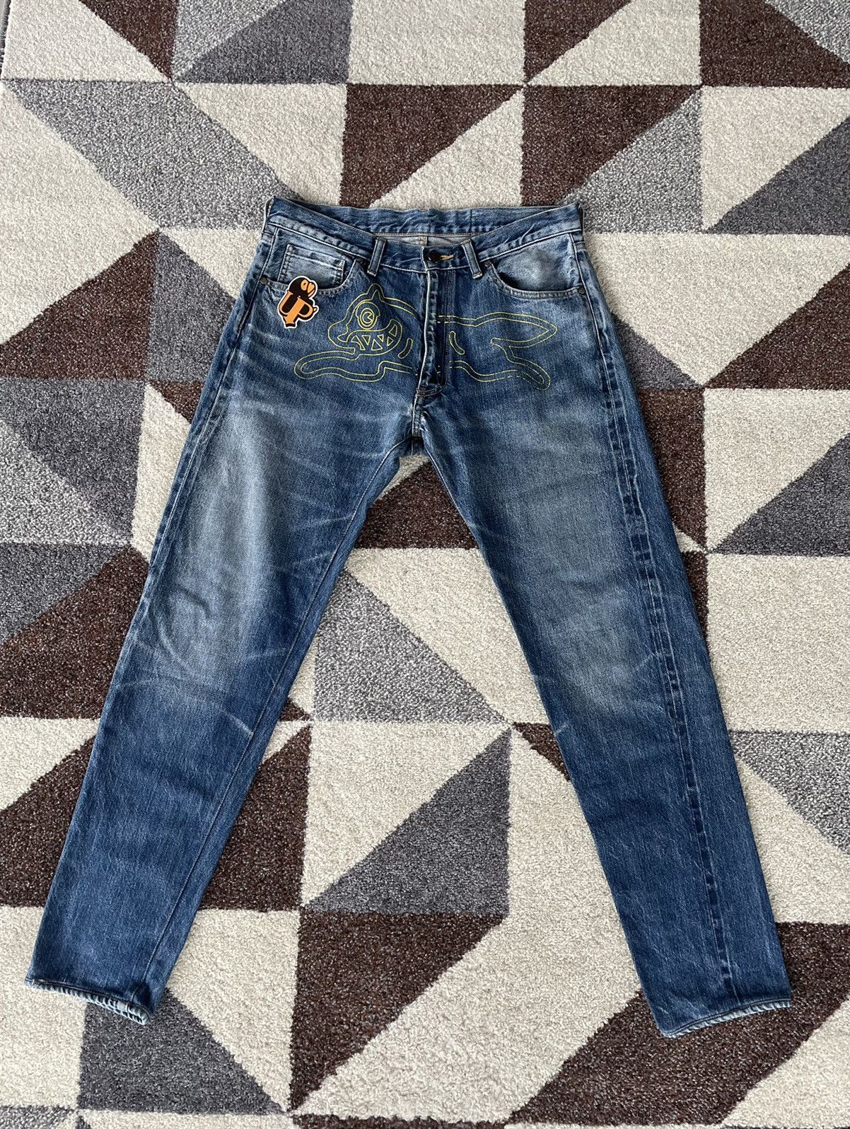 Billionaire Boys Club OG BBC Ice Cream Running Dog Denim Jeans Size US 30 / EU 46 - 2 Thumbnail