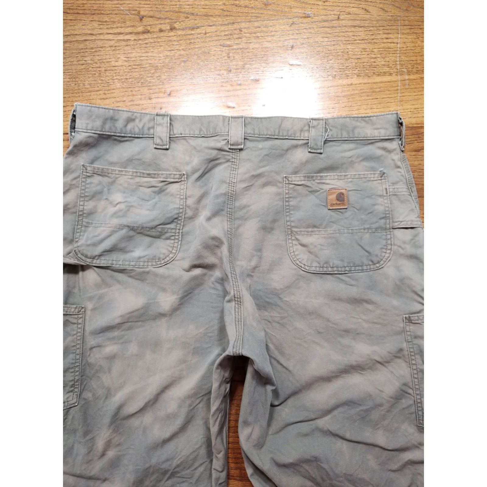 Carhartt Carhartt Carpenter Pants Brown Acid Wash Tie Dye Canvas Mens 42x32 Grunge Workwear Size US 42 / EU 58 - 3 Thumbnail