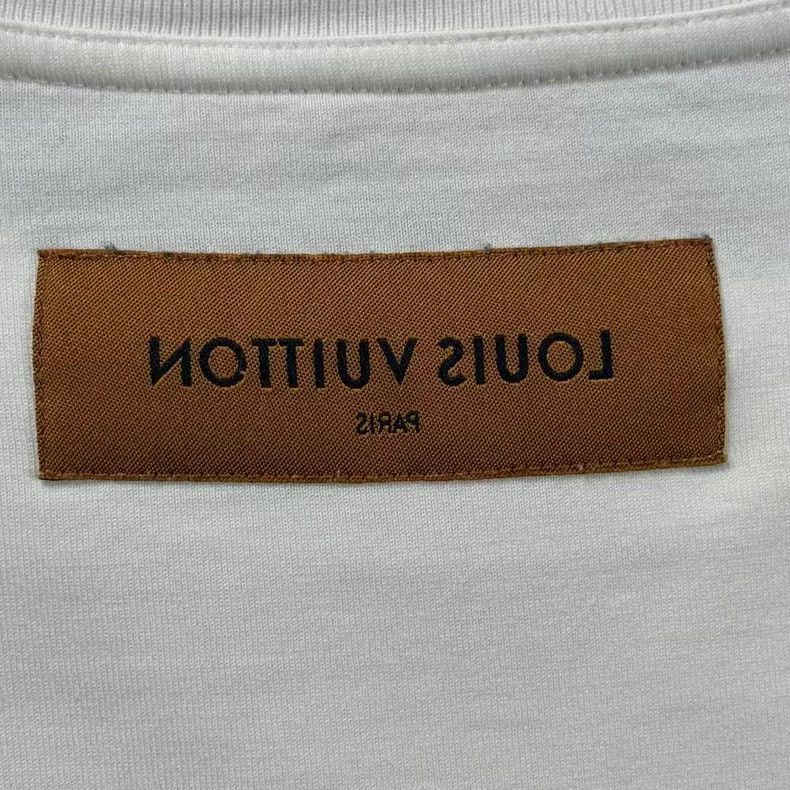 Louis Vuitton LV Long Sleeve White Logo T -2505 Size US M / EU 48-50 / 2 - 6 Thumbnail