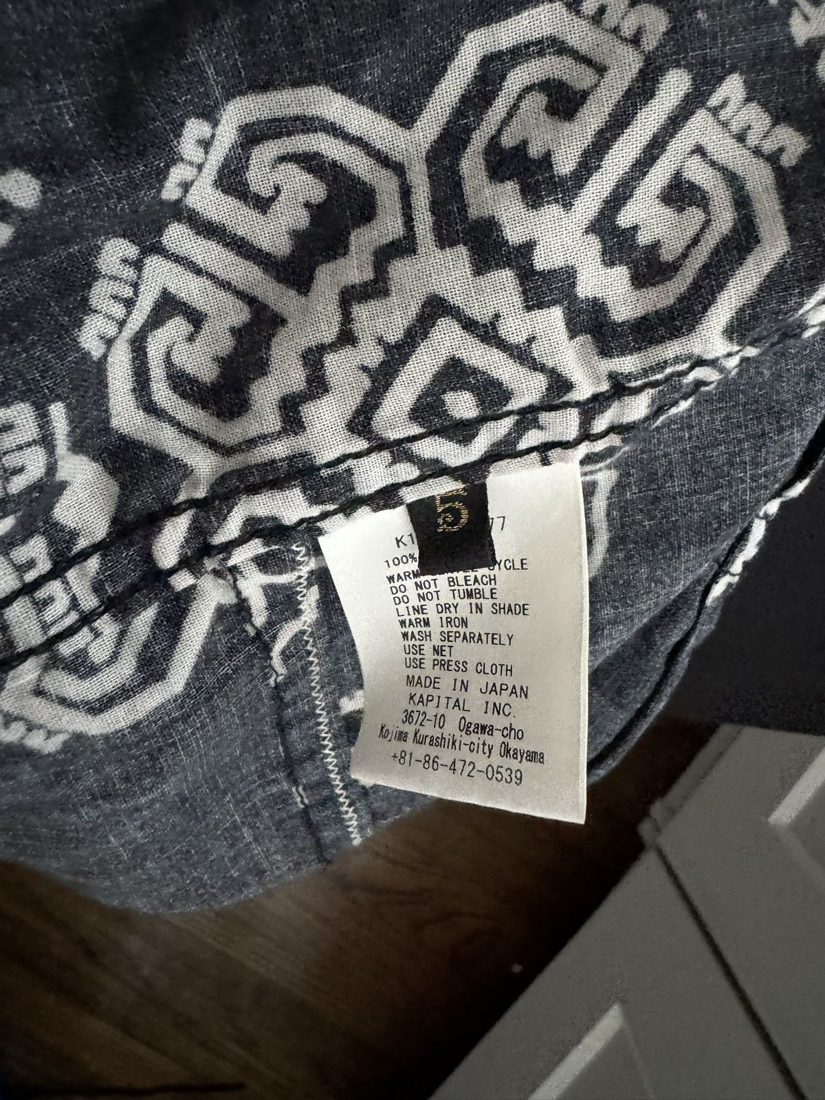 Kapital Kapital Bandana Patchwork Shirt Size US L / EU 52-54 / 3 - 5 Thumbnail
