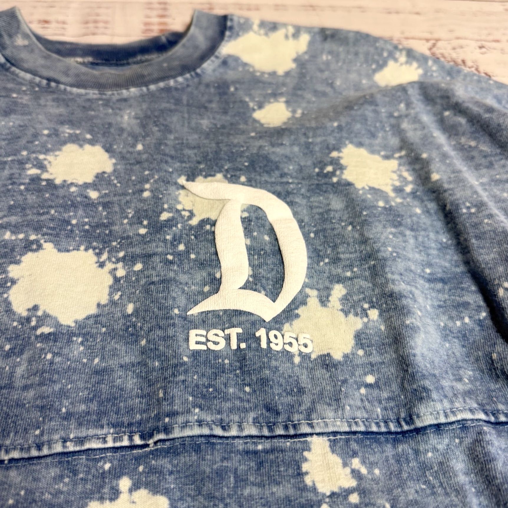 Disney Disney Disneyland Resort Spell Out Blue Long Sleeve Shirt XS Mens Cotton Size US XS / EU 42 / 0 - 7 Thumbnail