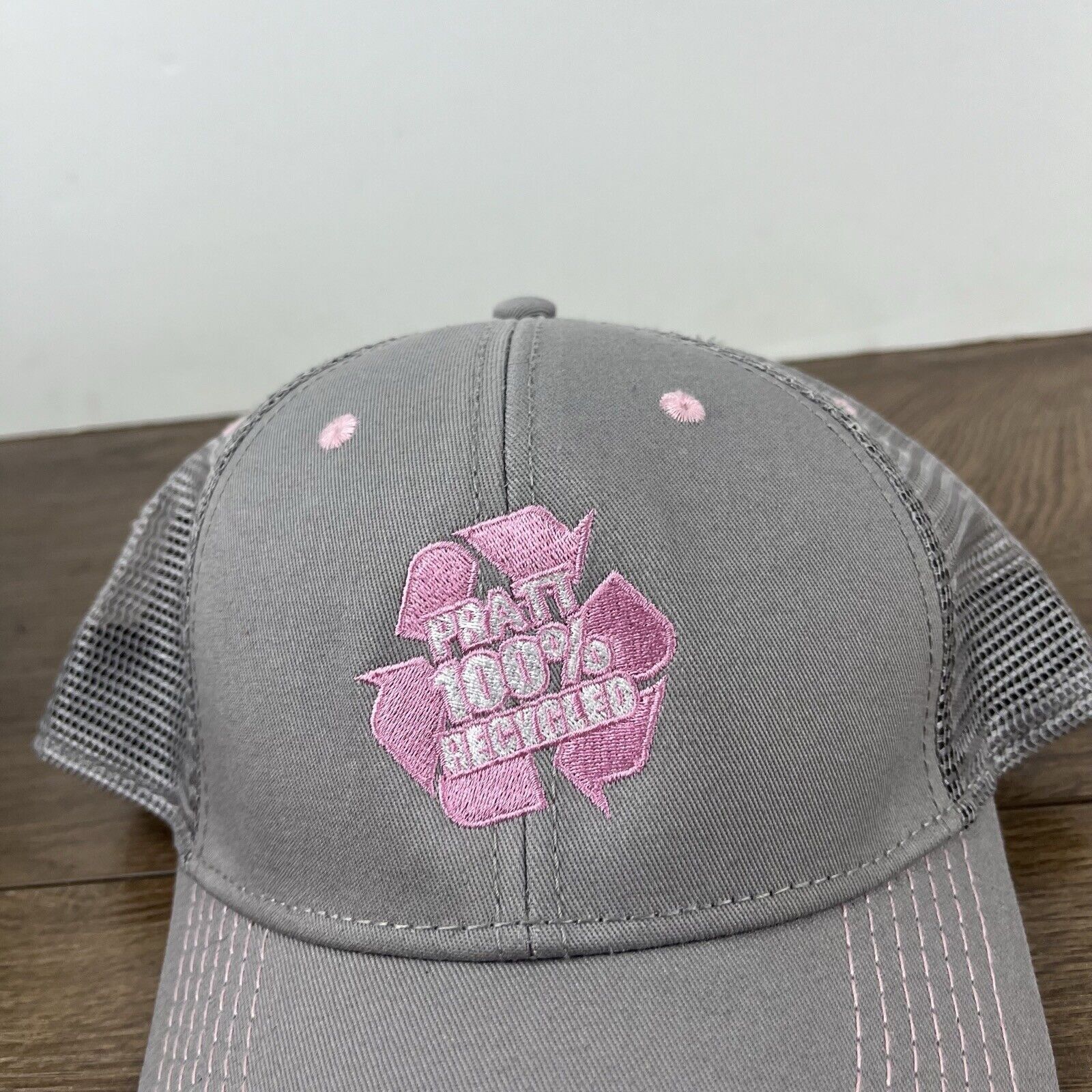Other Pratt 100% Recycled Hat Gray Hat Adjustable Gray Adult Size Size ONE SIZE - 7 Thumbnail