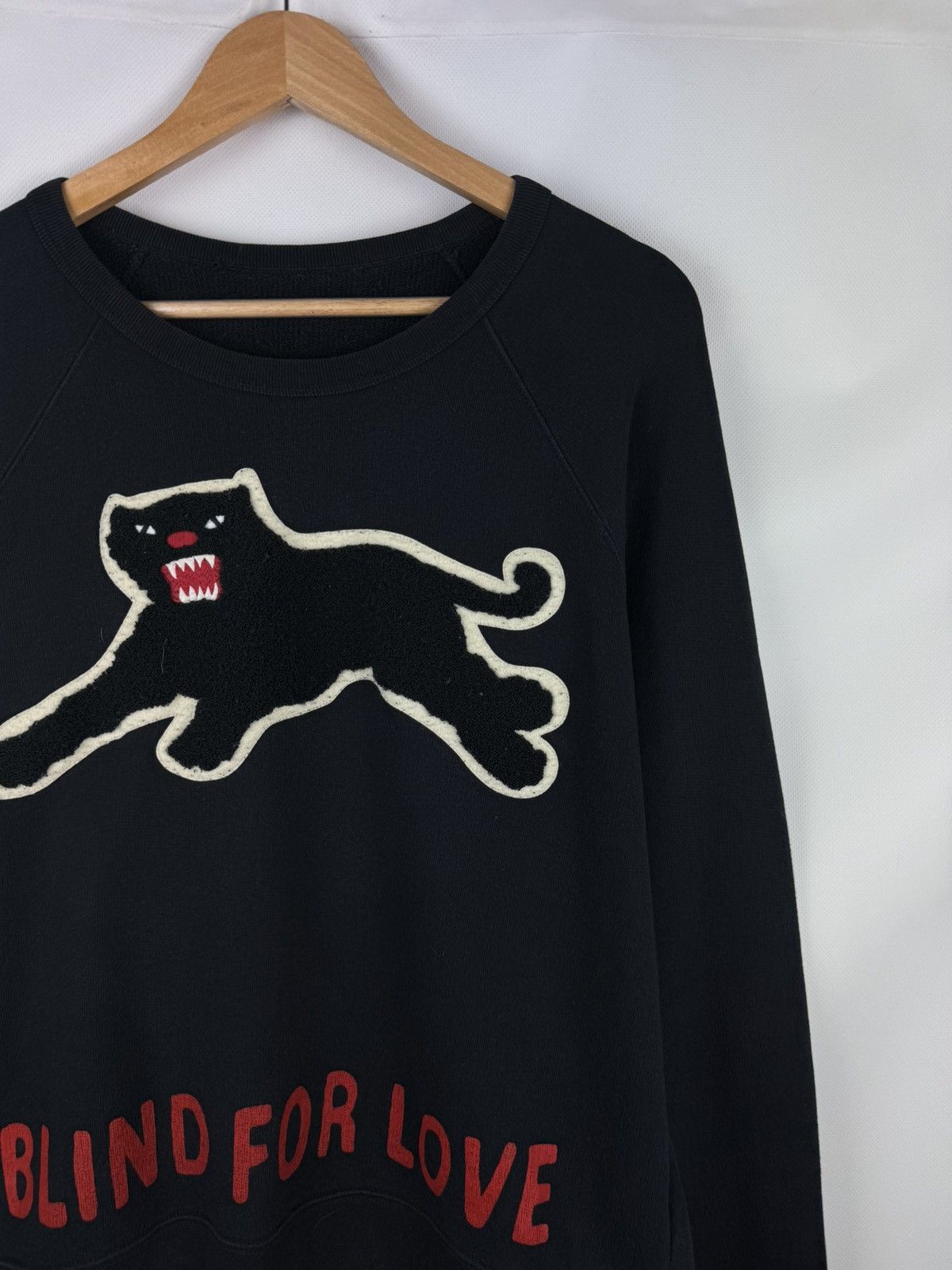 Gucci Gucci Unisex Blind For Love Panther Crew Sweatshirt Pullover Size US M / EU 48-50 / 2 - 5 Thumbnail