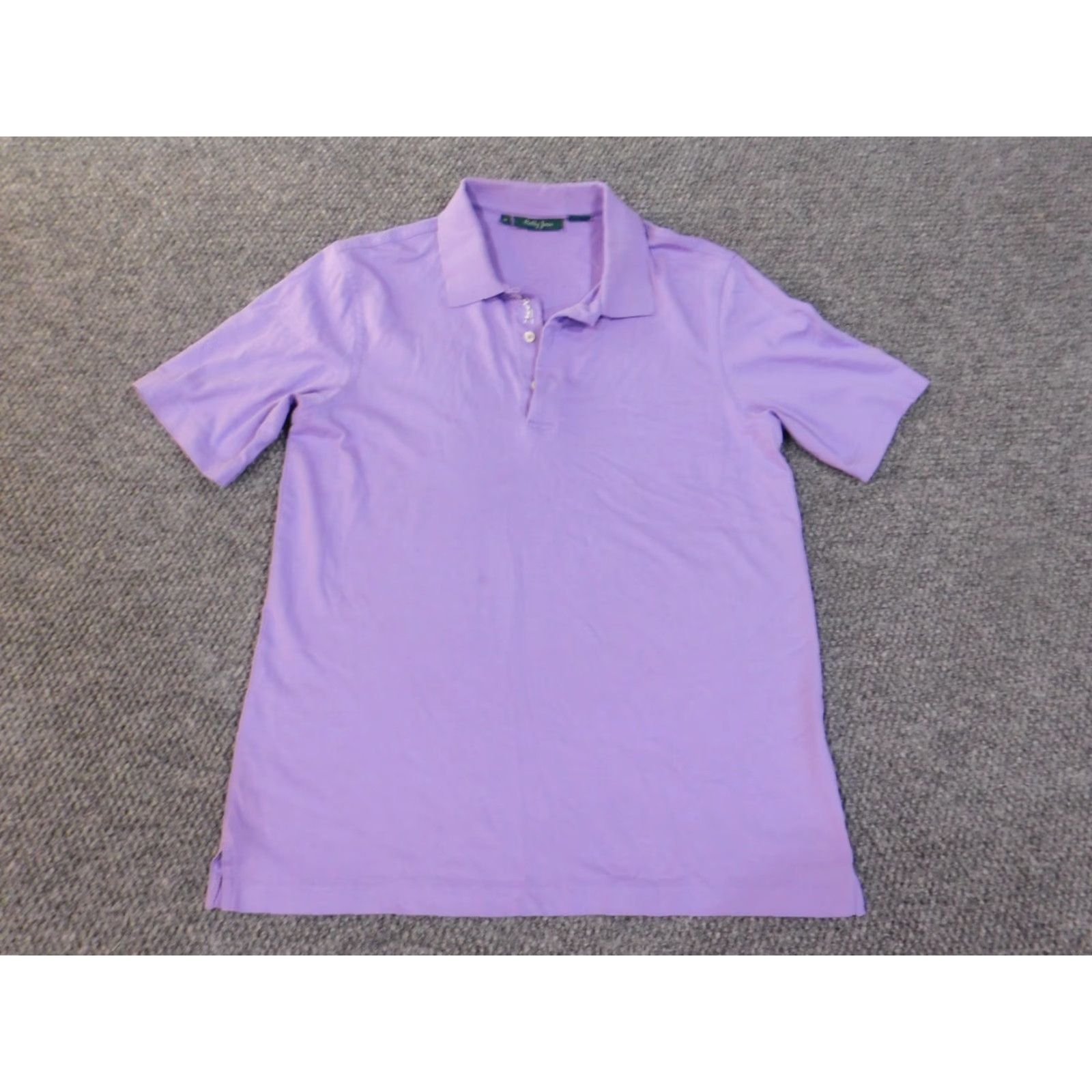 Vintage Bobby Jones Polo Shirt Mens Medium Purple Solid Knit Cotton Polyester Short Sleeve Collared Button Pockets Sports Golf Casual Size US M / EU 48-50 / 2 - 4 Thumbnail