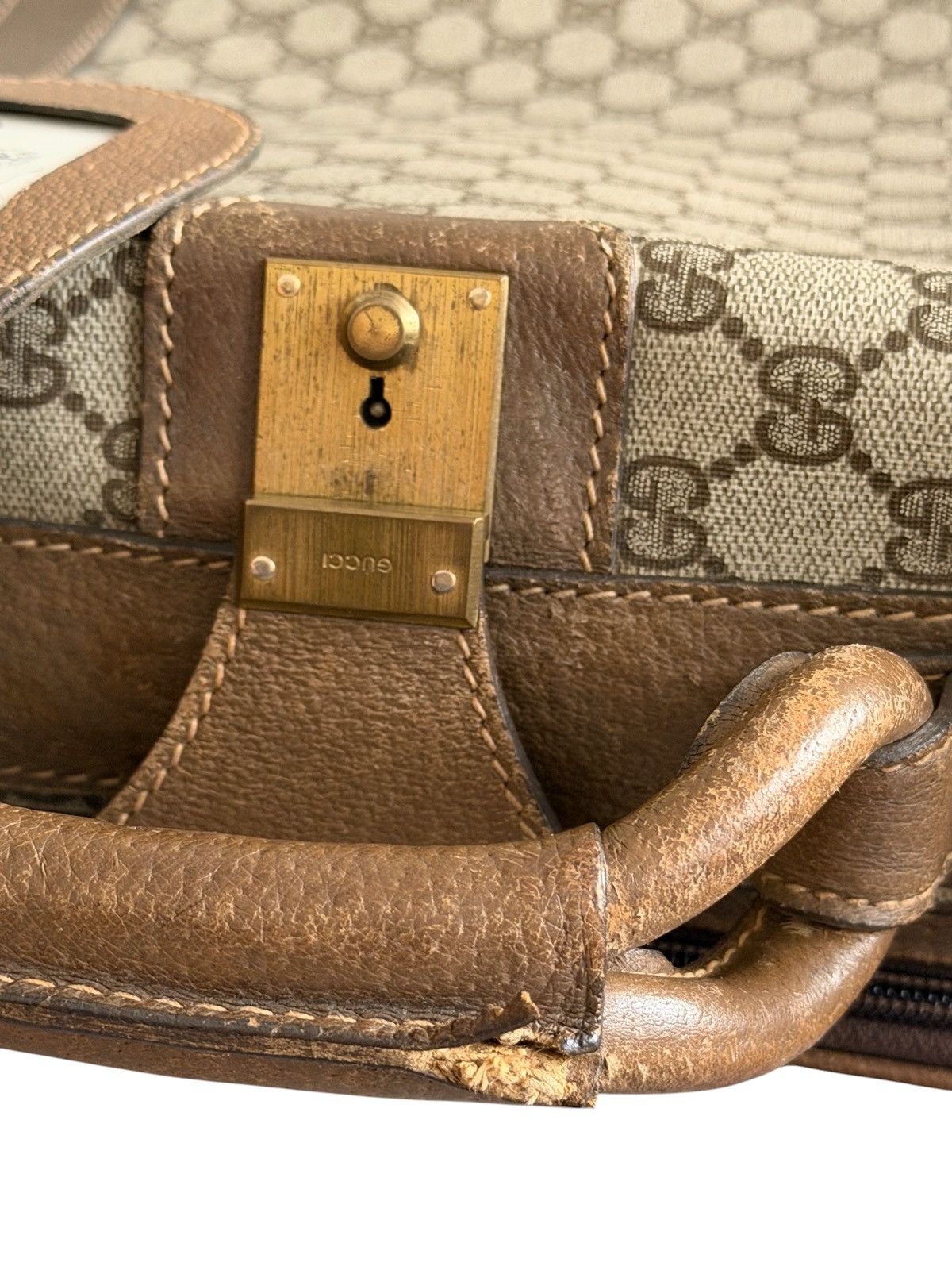Gucci Gucci GG Supreme Suitcase Travel Luggage Bag Size ONE SIZE - 11 Thumbnail