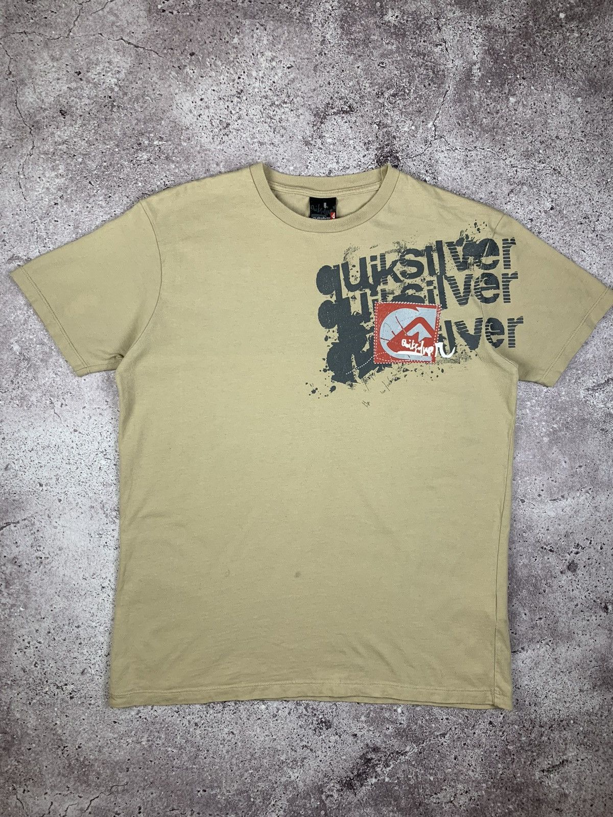 Pre-owned Quiksilver X Vintage Quiksilver Vintage T-shirt Very Brown