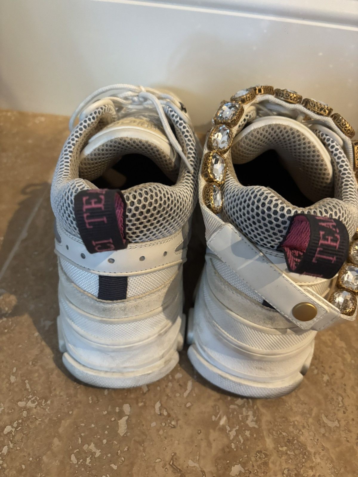 Gucci Gucci crystal-embellished sneakers Size US 9.5 / EU 42-43 - 5 Thumbnail