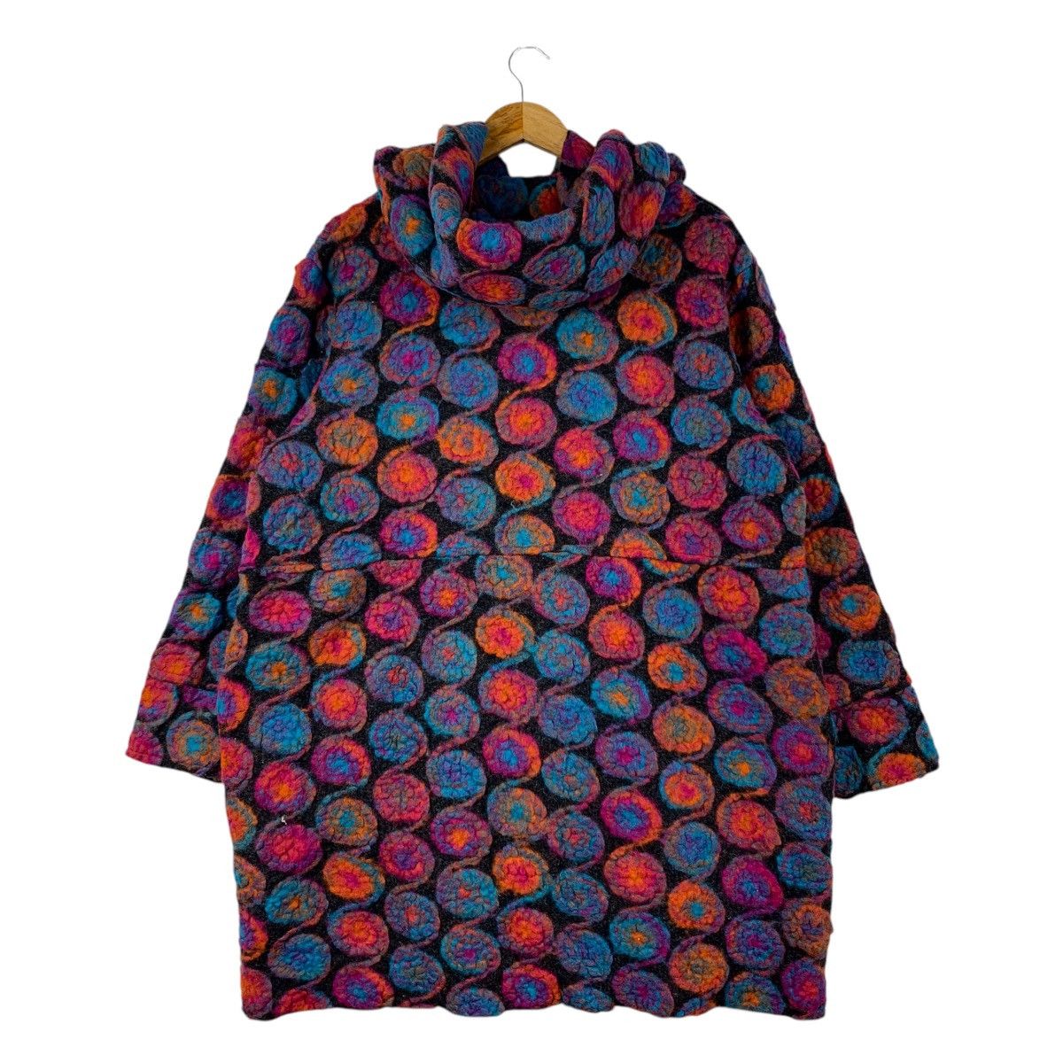 Vintage Vintage KOIBITO Japanese Brand Overprint Coat Hooded Jacket Size XL / US 12-14 / IT 48-50 - 2 Thumbnail