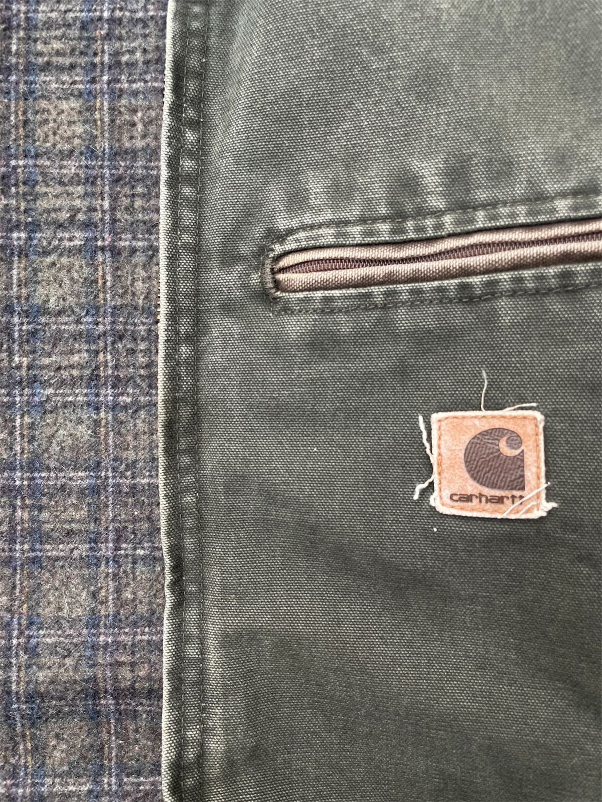 Carhartt Vintage Faded Mosgreen Carhartt Detroit Jacket J97-MOS Size US M / EU 48-50 / 2 - 4 Thumbnail